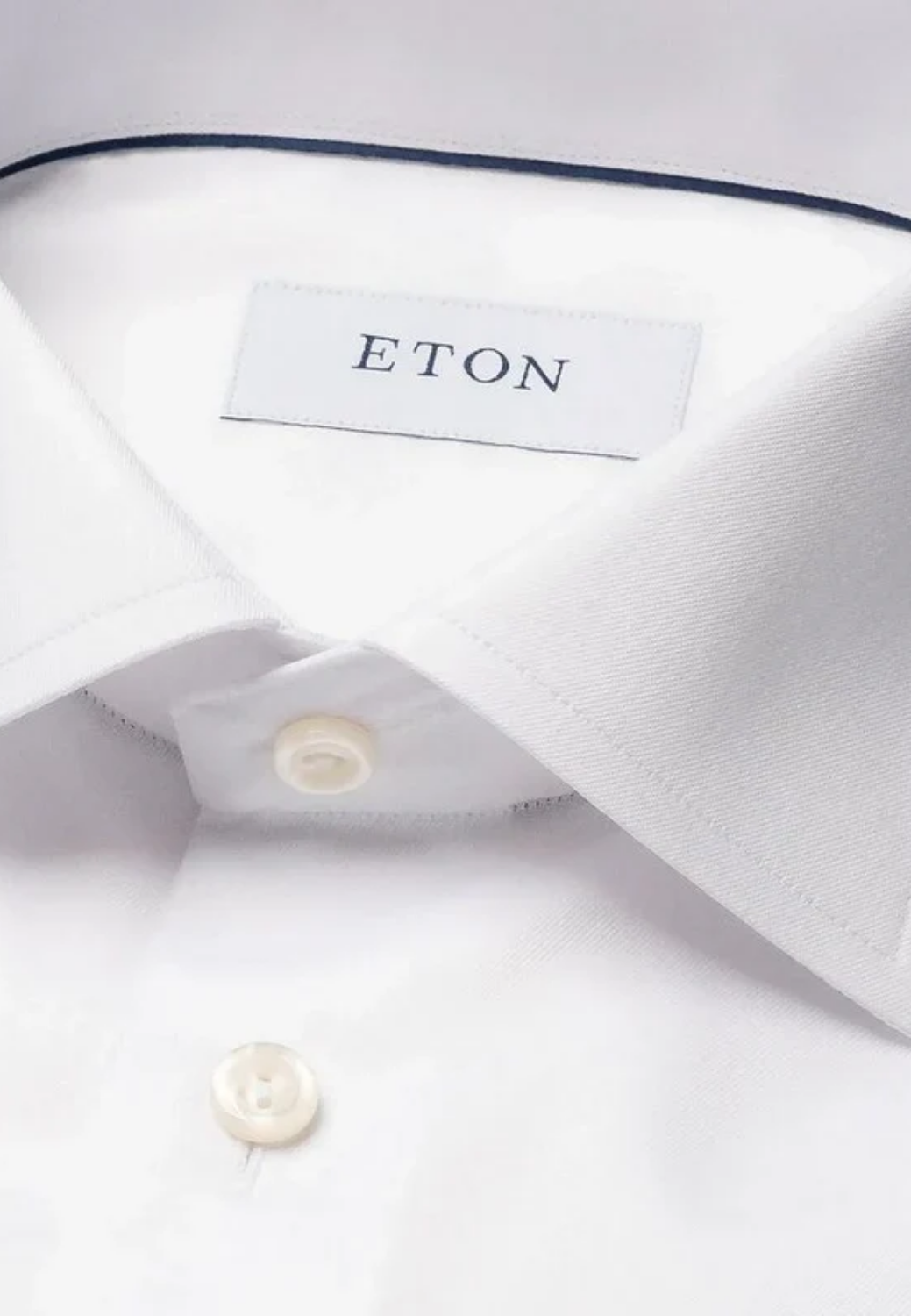 Elegant Signature Twill White Dress Shirt-16/41-SLIM-ETON OF SWEDEN-Levy's Clothier