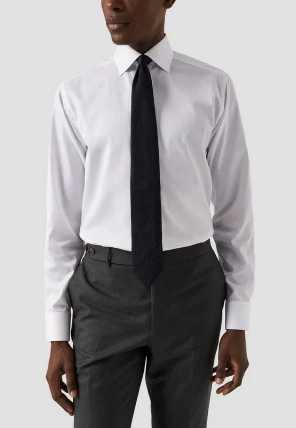 Elegant Signature Twill White Dress Shirt-16/41-SLIM-ETON OF SWEDEN-Levy's Clothier