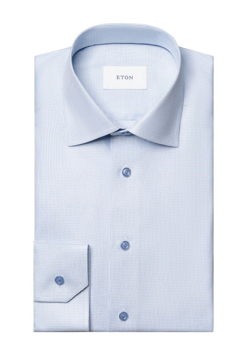 Semi Solid Signature Twill Shirt-40-ETON OF SWEDEN-Levy's Clothier