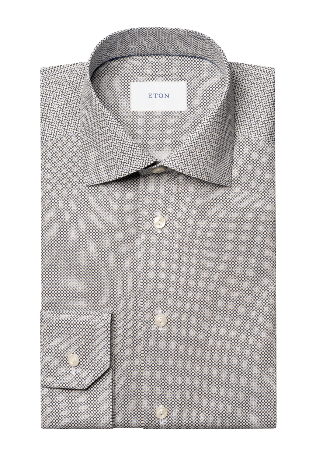 Signature Twill Shirt - Micro Print-15.5-MICRO PRINT-ETON OF SWEDEN-Levy's Clothier