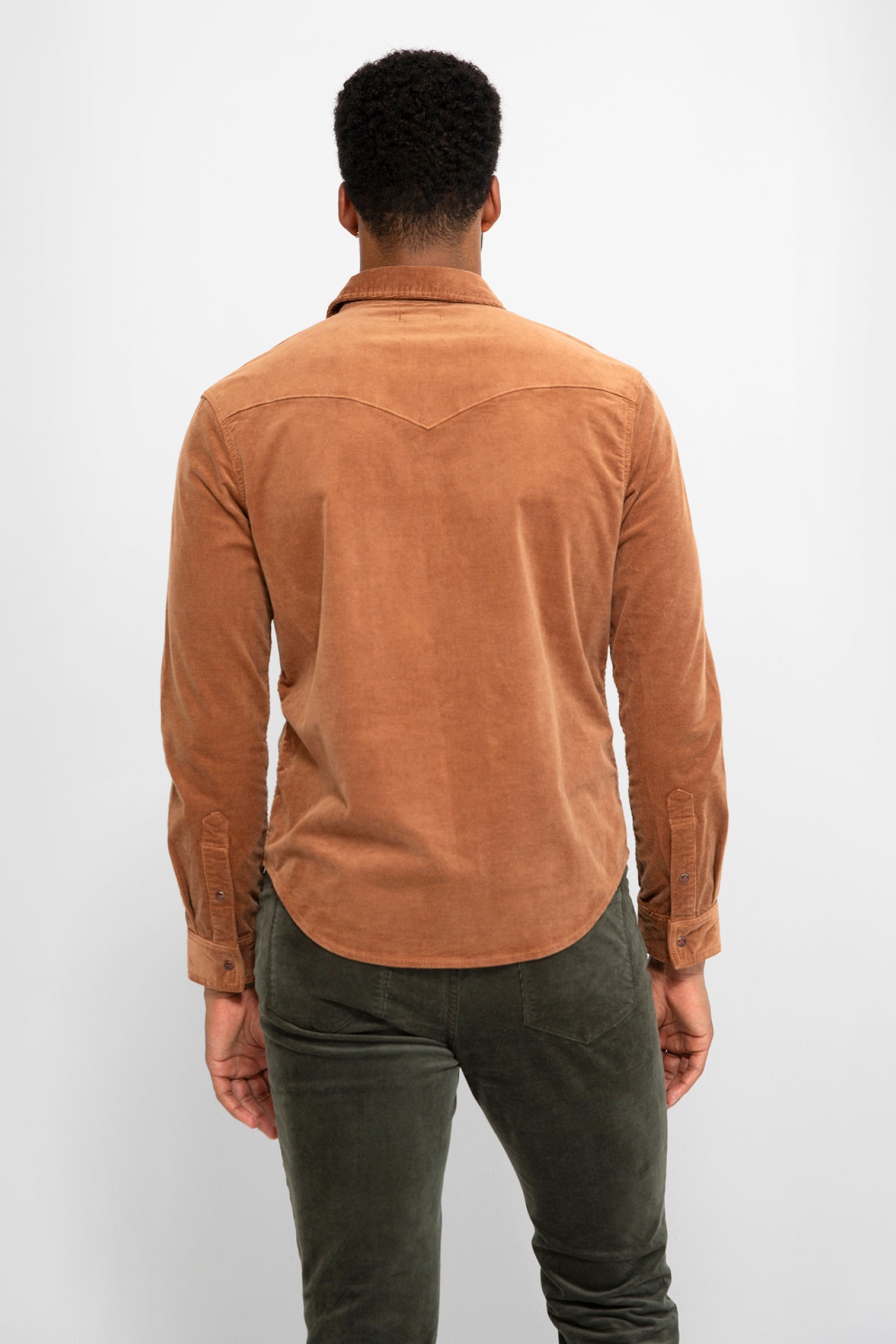 Eastwood Needle Cord Western Shirt Jacket – Saddle-Saddle-XS-MONFRÈRE-Levy's Clothier