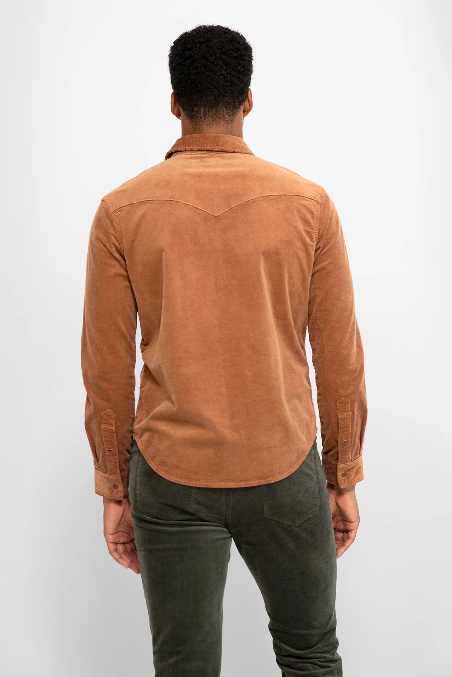 Eastwood Needle Cord Western Shirt Jacket – Saddle-Saddle-XS-MONFRÈRE-Levy's Clothier