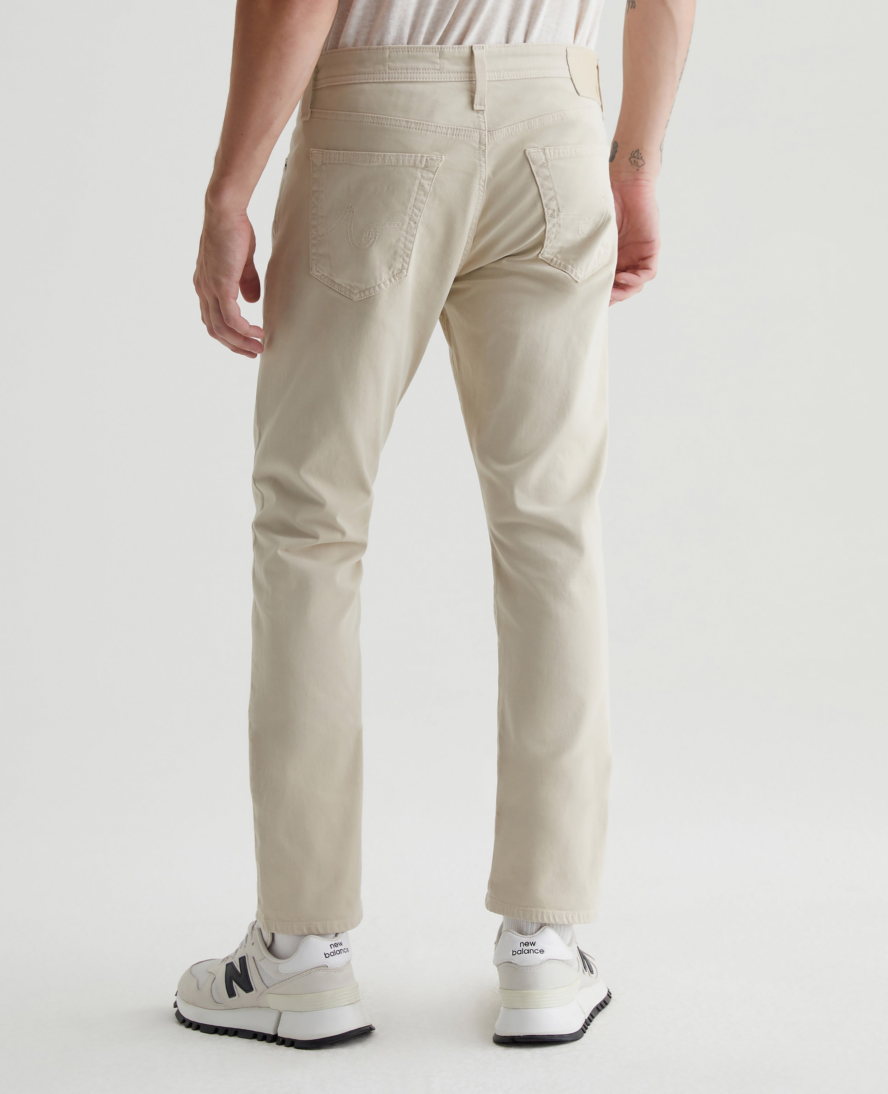 Everett SUD Sueded Slim Straight Men's Pants-32-DESERT STONE-AG JEANS-Levy's Clothier