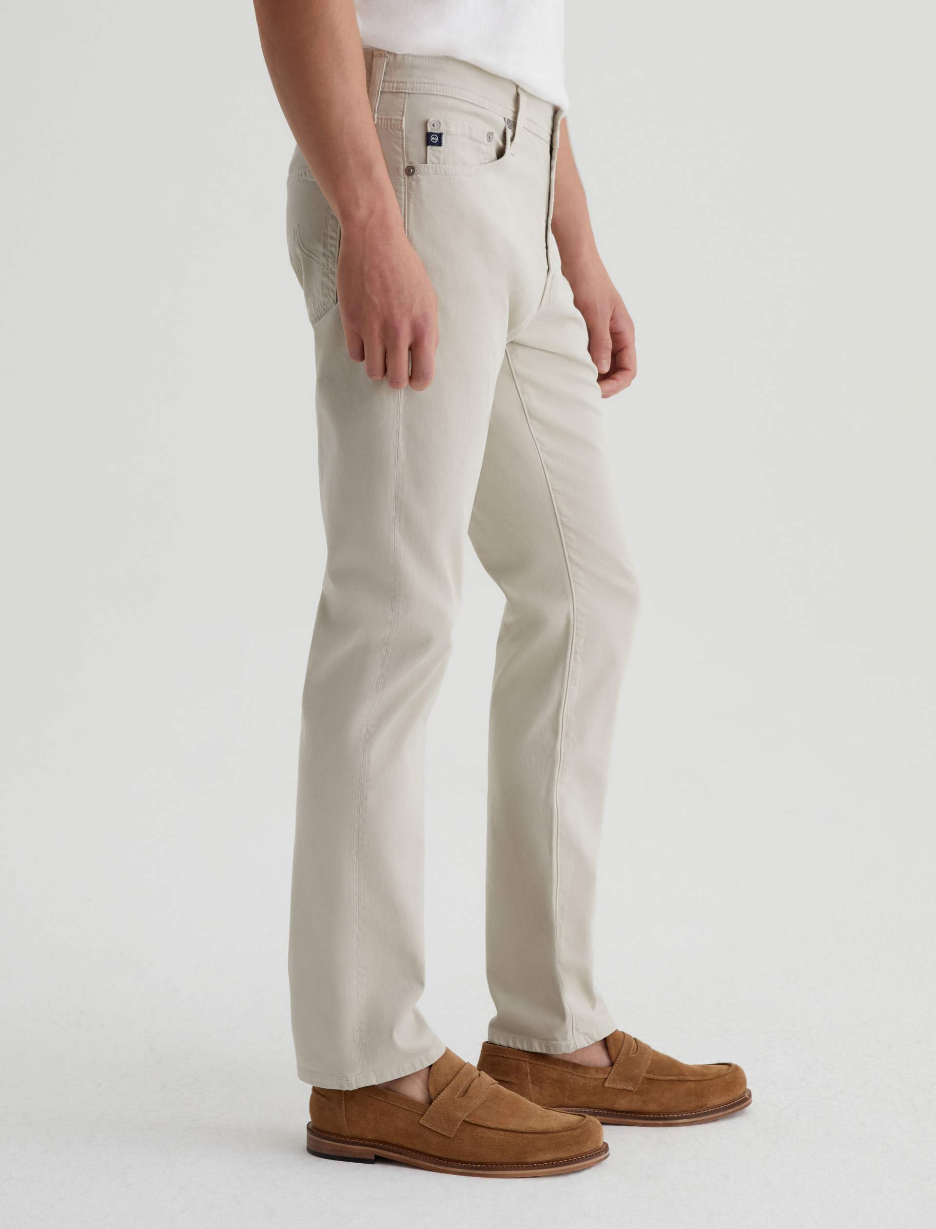 Everett SUD Sueded Slim Straight Men's Pants-32-DESERT STONE-AG JEANS-Levy's Clothier