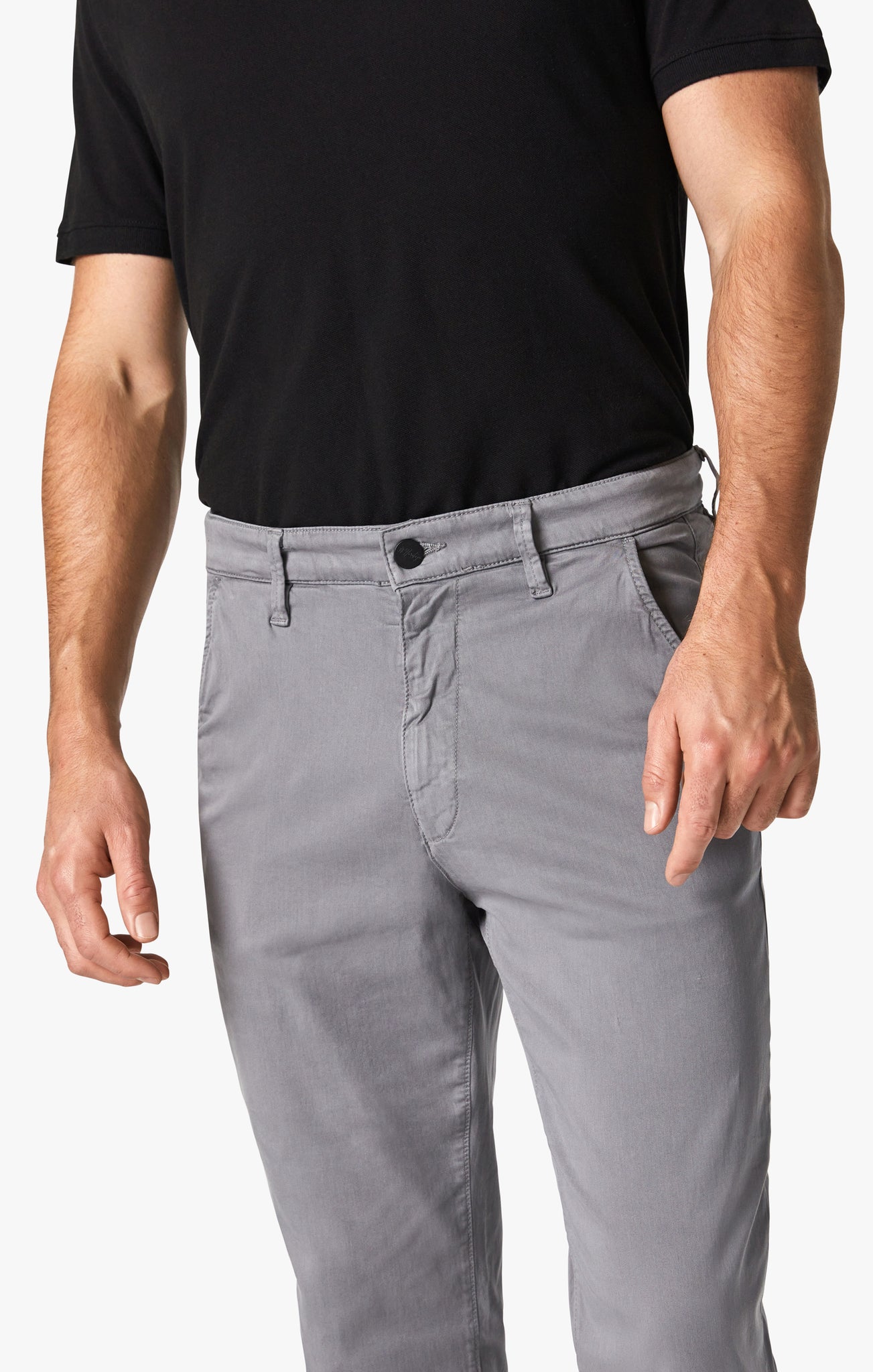 Charisma Relaxed Straight Chino Pants in Shark Twill-34-SHARK-34 HERITAGE-Levy's Clothier