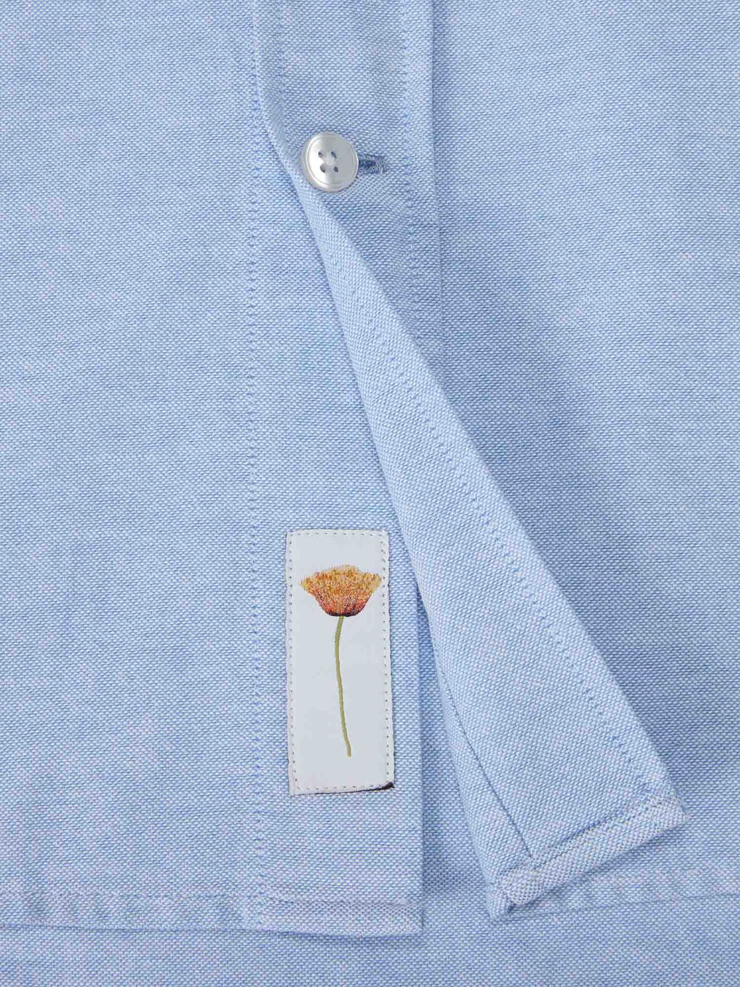 Harrison Button Down Oxford Shirt - Oxford Blue-M-BLUE-ROBERT TALBOTT-Levy's Clothier