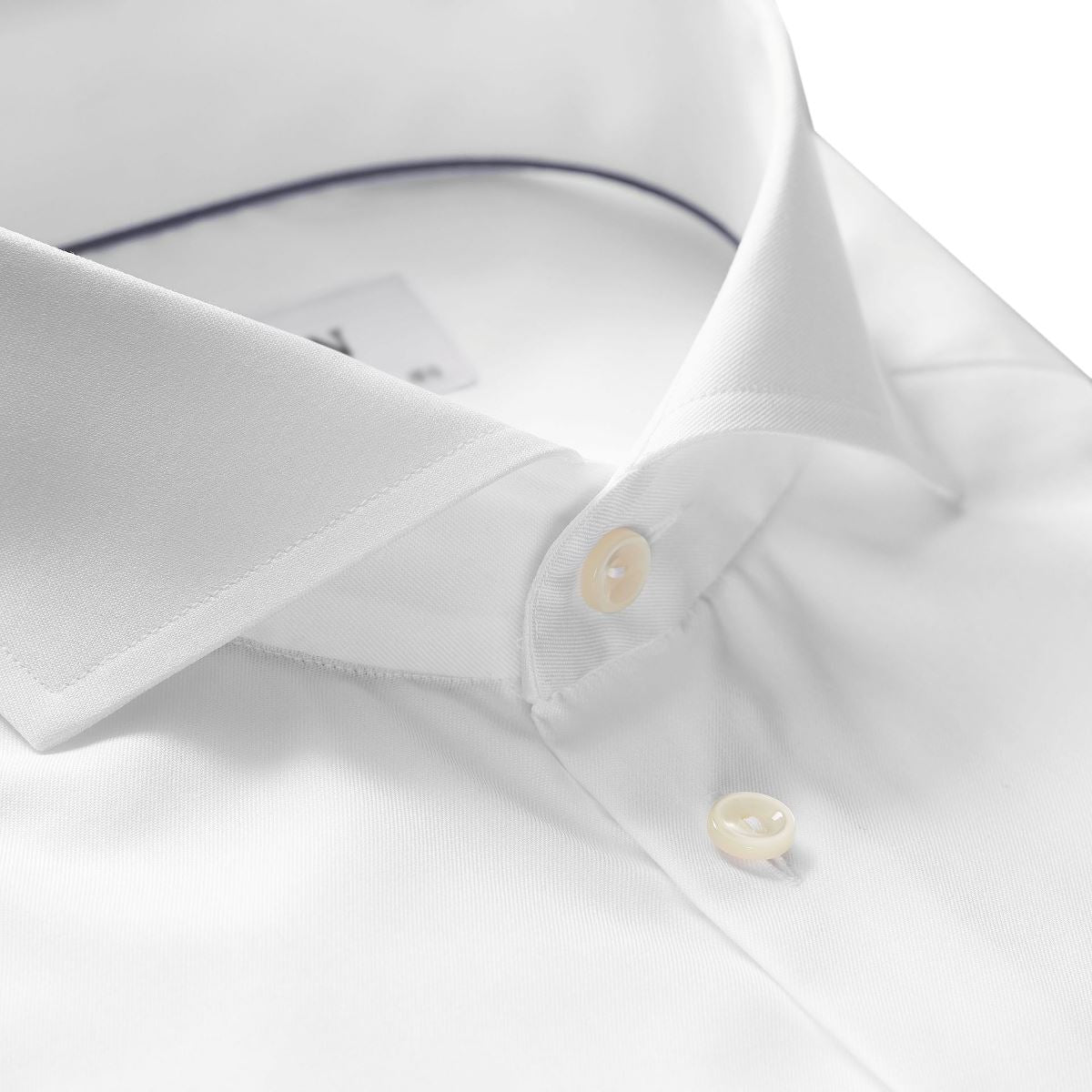 Eton Classic Fit Signature Twill Shirt – White Single Cuff-17/43-WHITE-ETON OF SWEDEN-Levy's Clothier