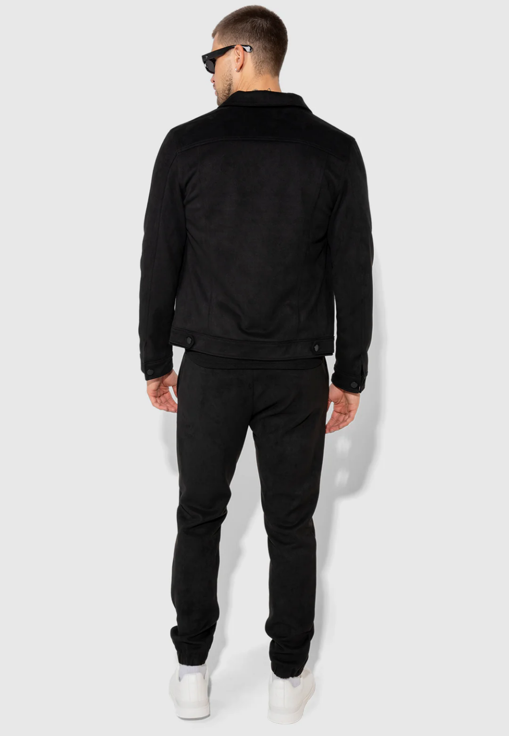 Monfrere Noah Slim Jogger - Butter Suede Noir-S-MONFRÈRE-Levy's Clothier