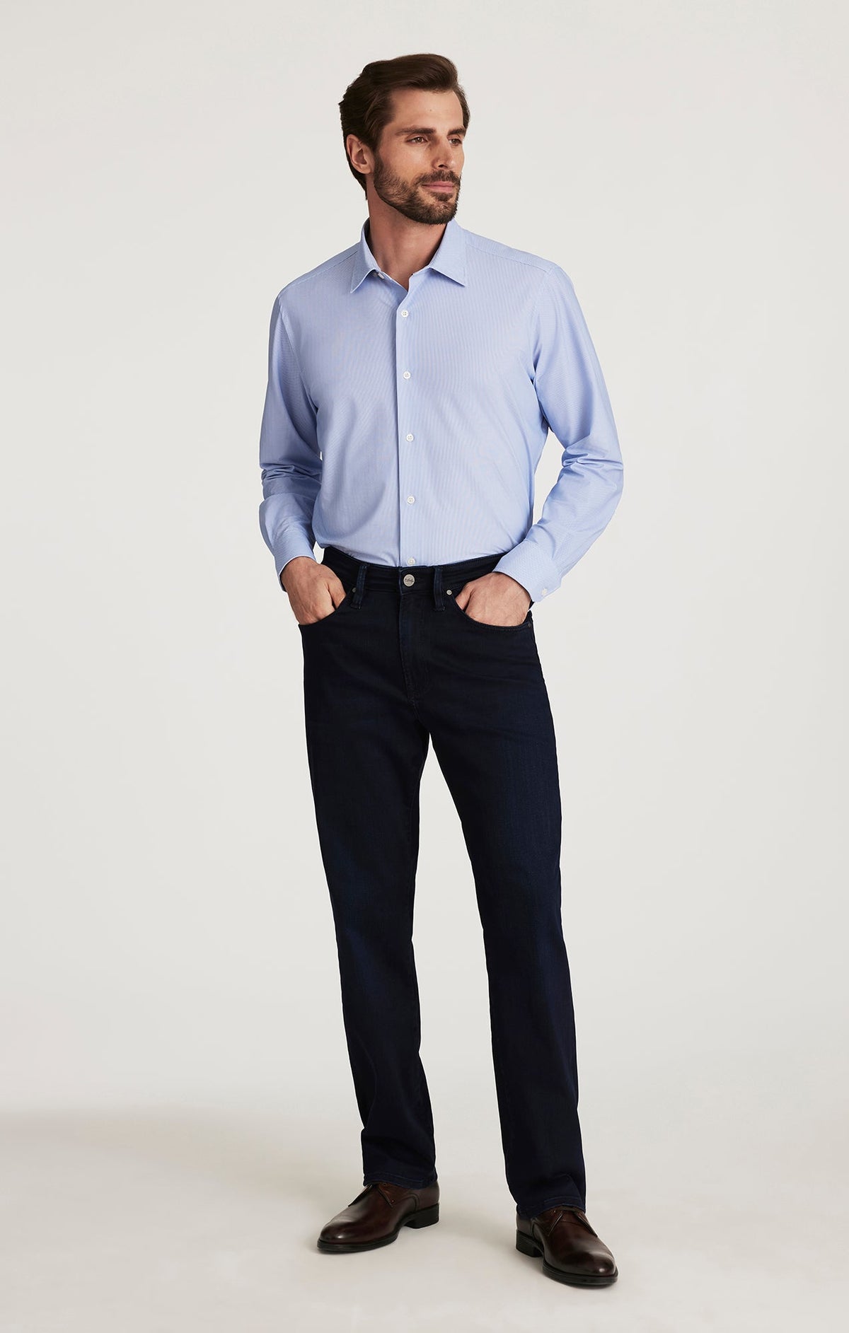 Charisma Relaxed Straight Jeans in Ink Urban