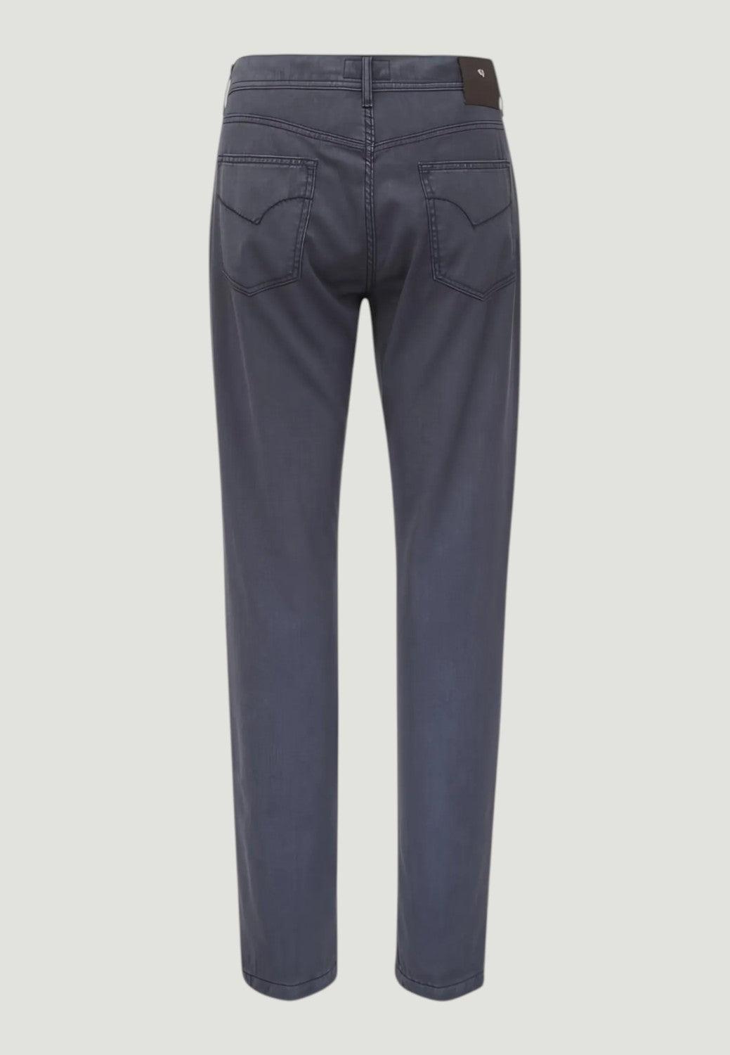 Nerano Garment-Dyed Wool 5-Pocket Pant-34-NAVY-MARCO PESCAROLO-Levy's Clothier