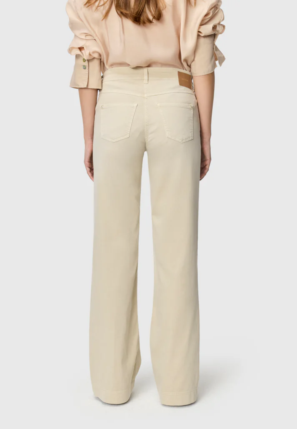 Dream Wide Light Jeans - Beige-4-MAC JEANS-Levy's Clothier