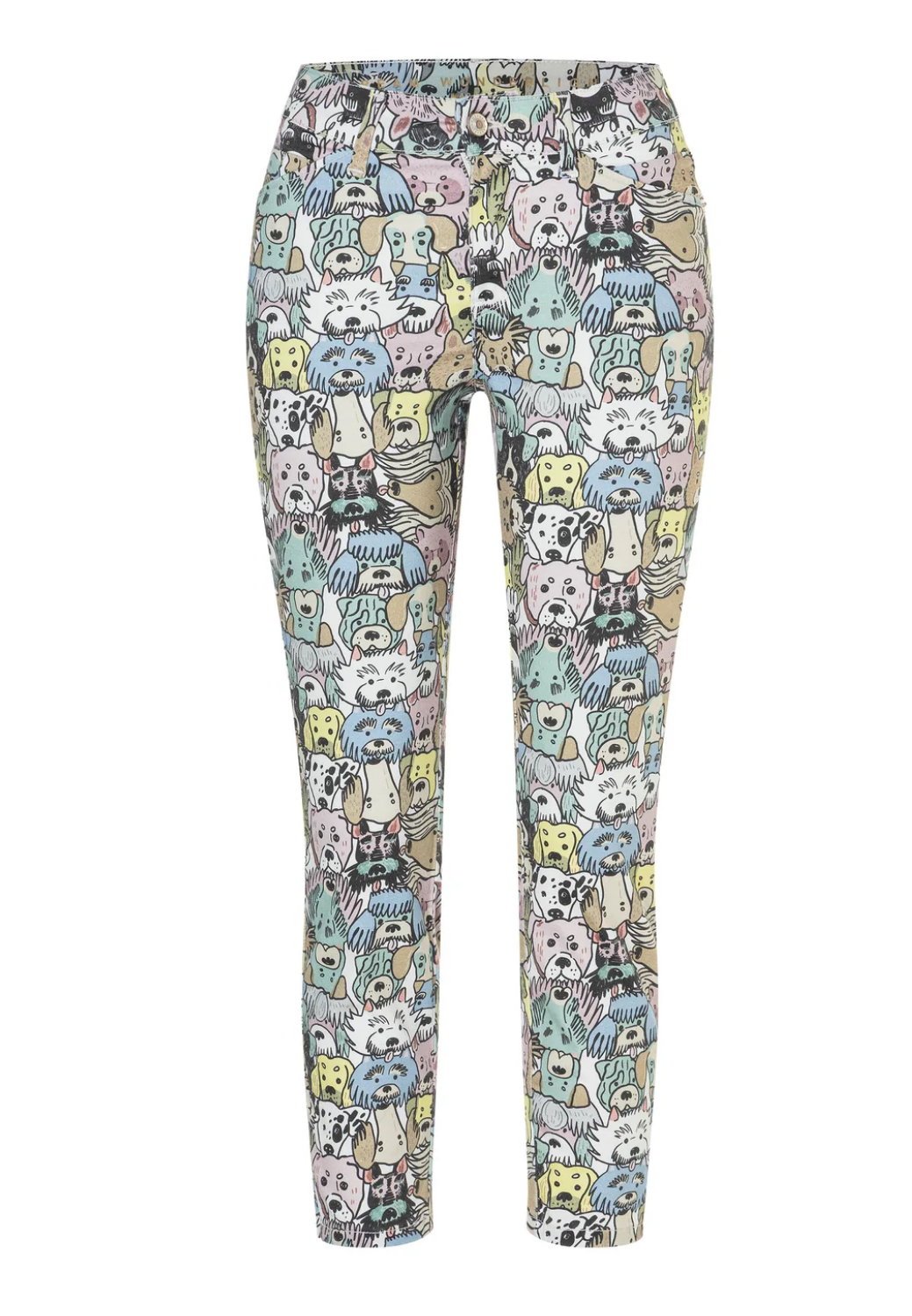 Dream Summer Slim Shaping Jeans - Colored Dog Print-2-MAC JEANS-Levy's Clothier