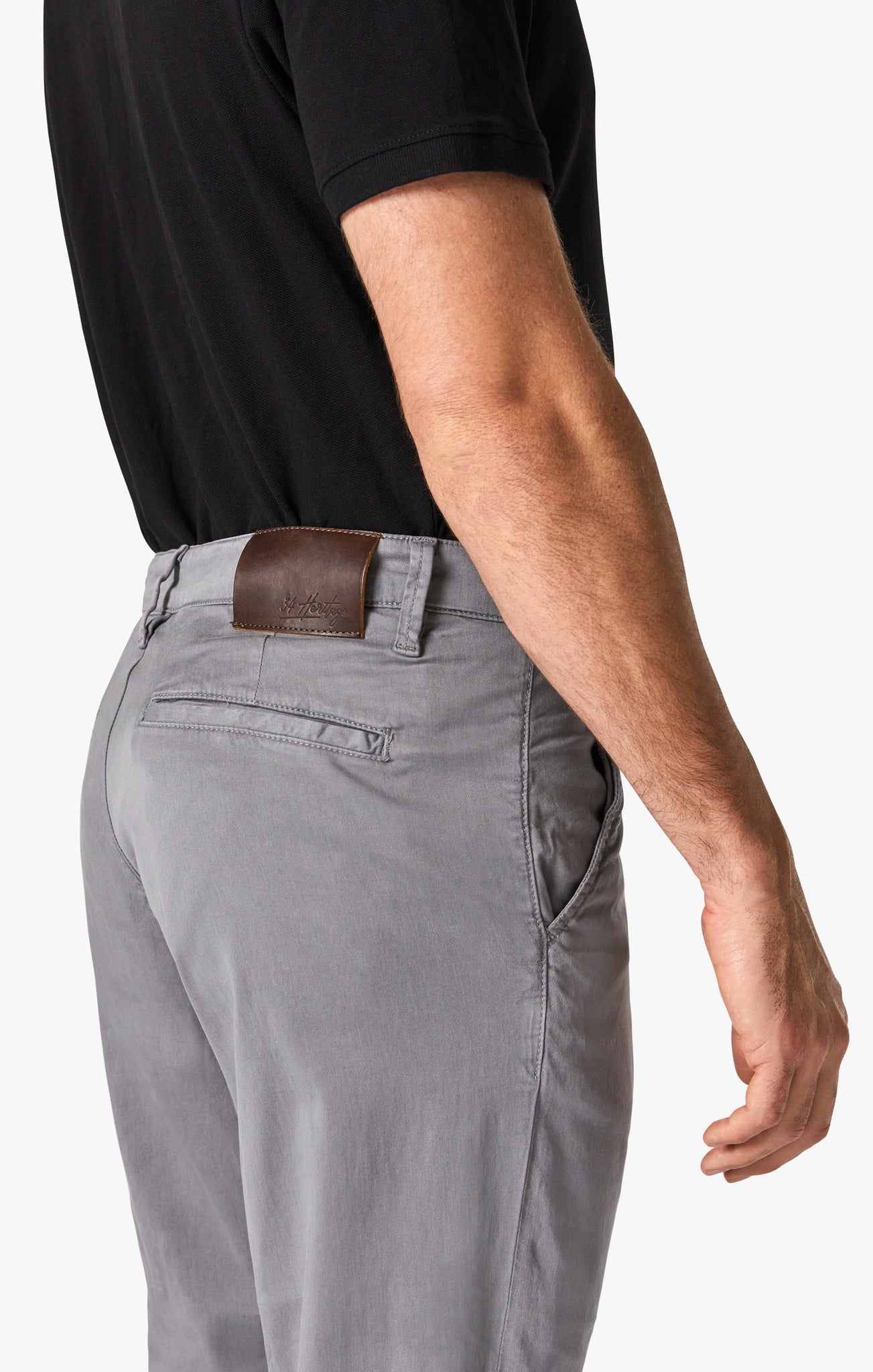 Charisma Relaxed Straight Chino Pants in Shark Twill-34-SHARK-34 HERITAGE-Levy's Clothier