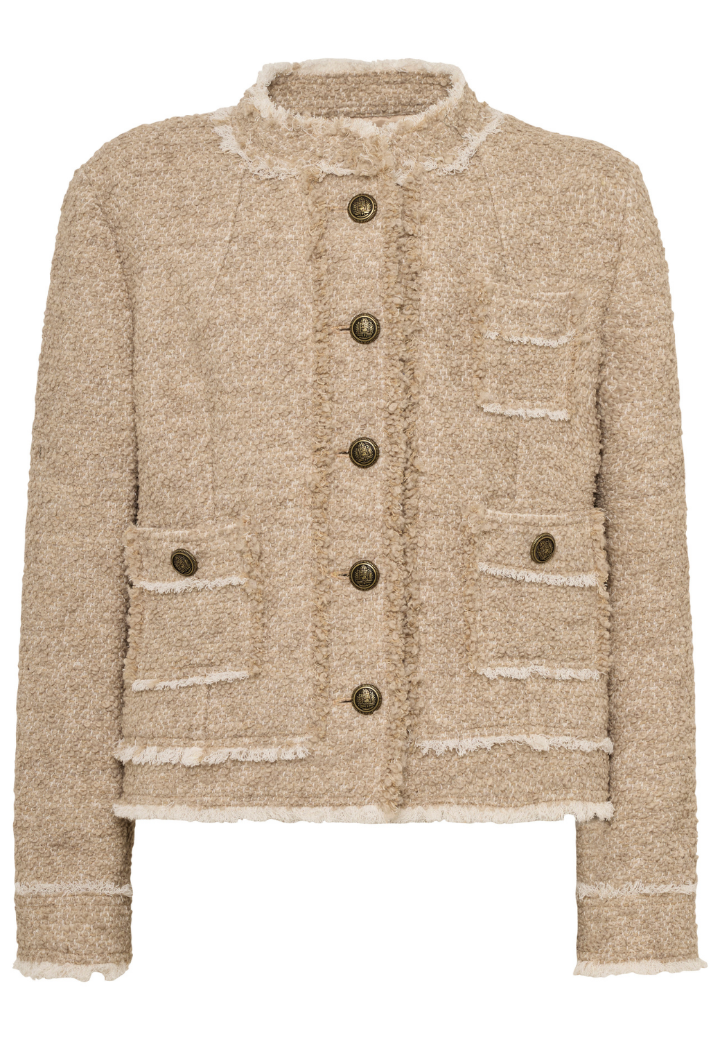 Chili N Boucle Jacket - Tan-4-TAN-SAND-Levy's Clothier