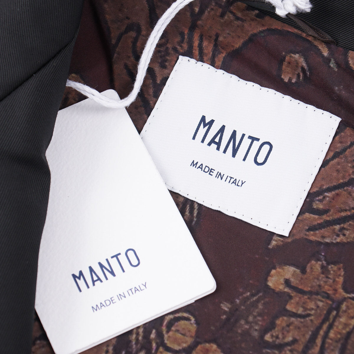 Manto Amarone Hybrid Jacket - Black Technical Twill-54-MANTO OUTERWEAR-Levy's Clothier