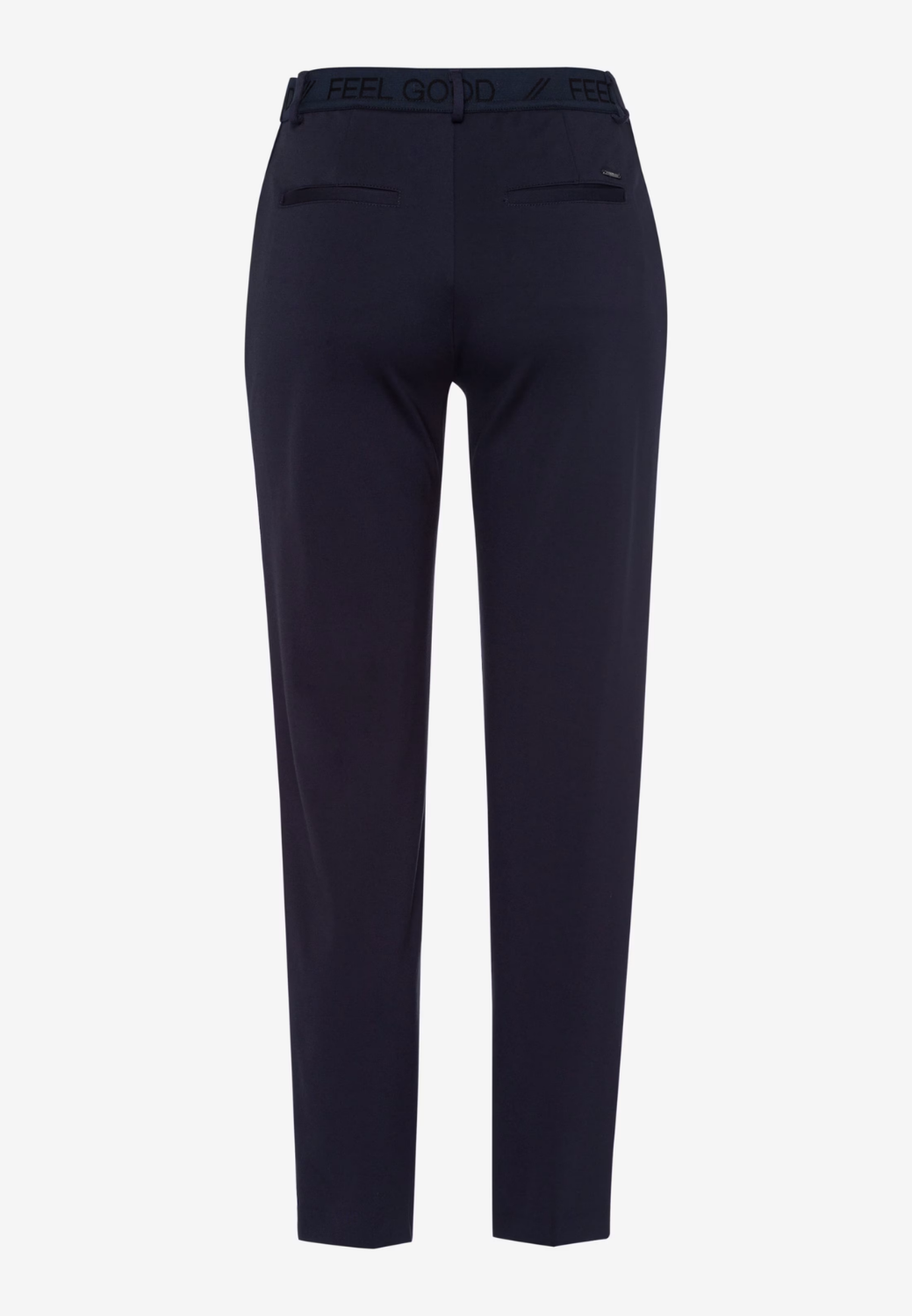 Maron S Fine Jersey Chino Pants-4-BLACK-BRAX TROUSERS-Levy's Clothier