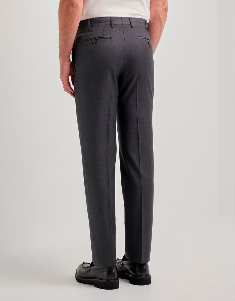 Grey Pants in Pure Wool