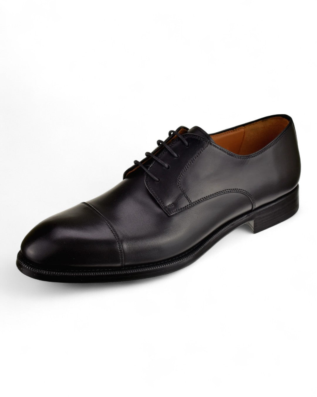 Harlan Cap Toe Oxford-7 M-Black-Magnanni-Levy's Clothier