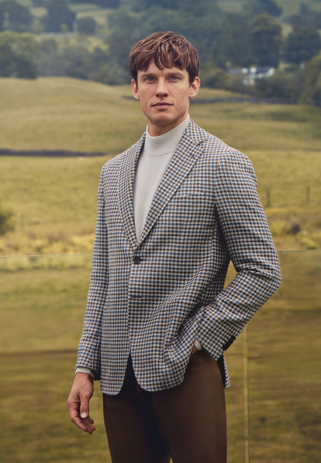 Mistral Jacket - Brown/Blue/Tan