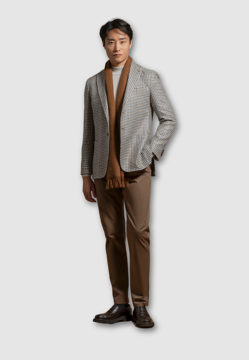 Mistral Jacket - Brown/Blue/Tan
