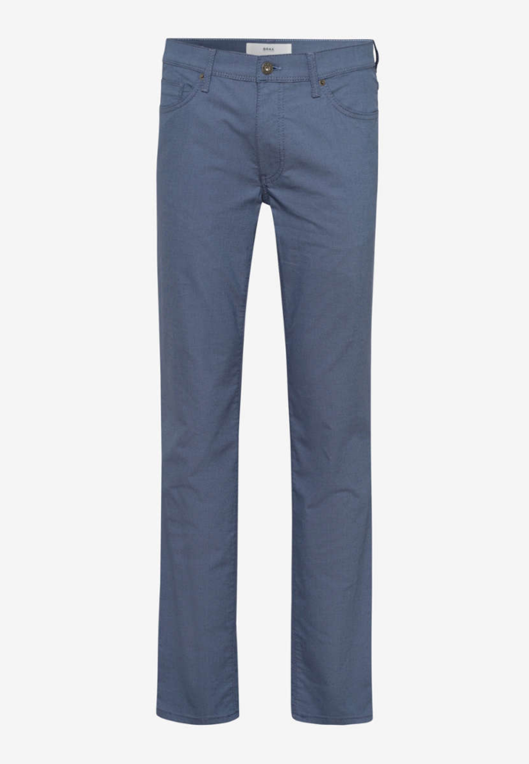Cadiz Cotton 5 Pocket Pants-32-DUSTY BLUE-BRAX TROUSERS-Levy's Clothier