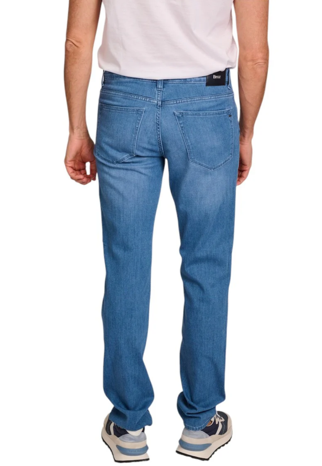 Chuck Stretch Modern Fit Pants - Light Blue-33-LIGHT BLUE-BRAX TROUSERS-Levy's Clothier