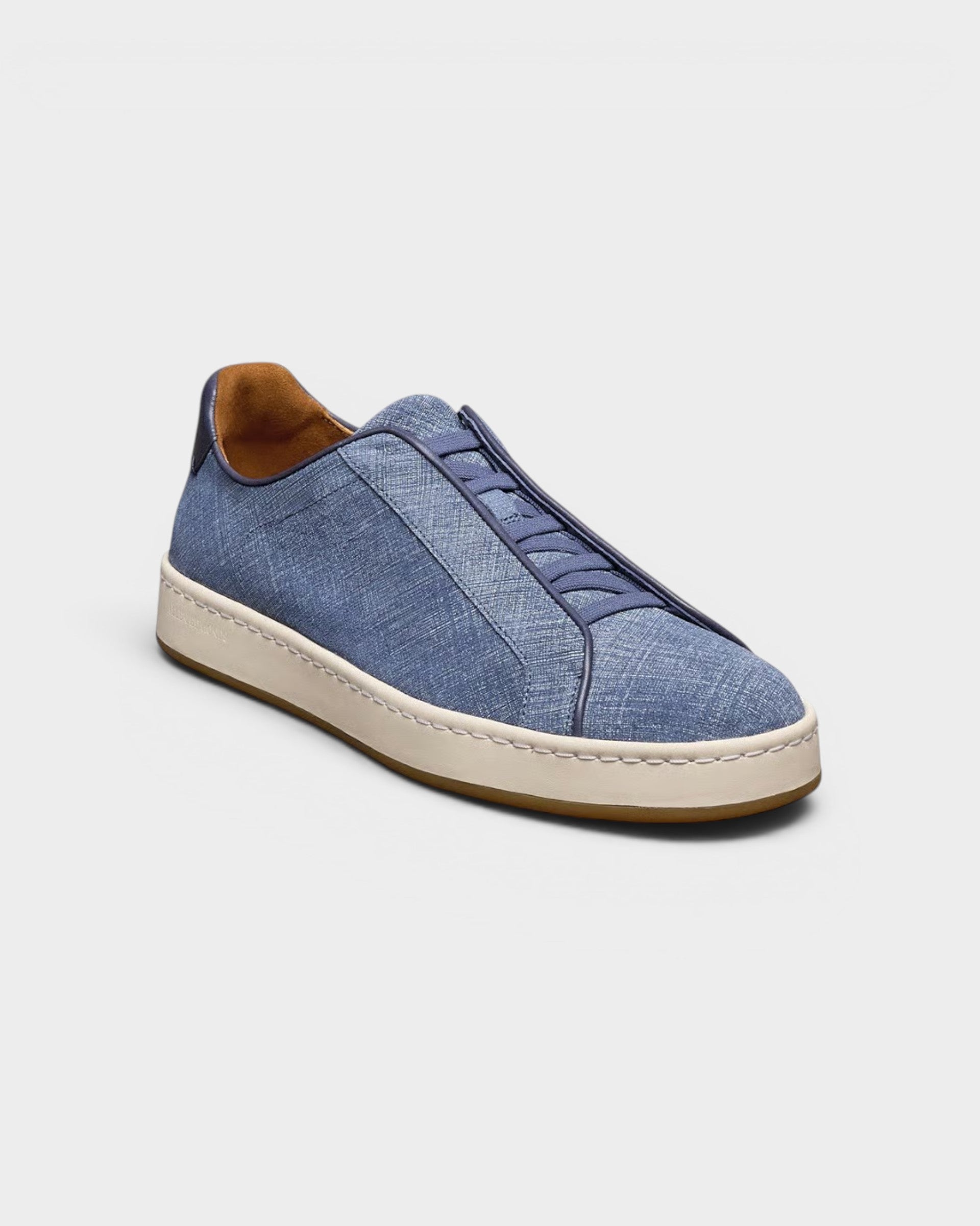Banks Court Slip-on Sneaker-7 D-Denim-Allen Edmonds-Levy's Clothier