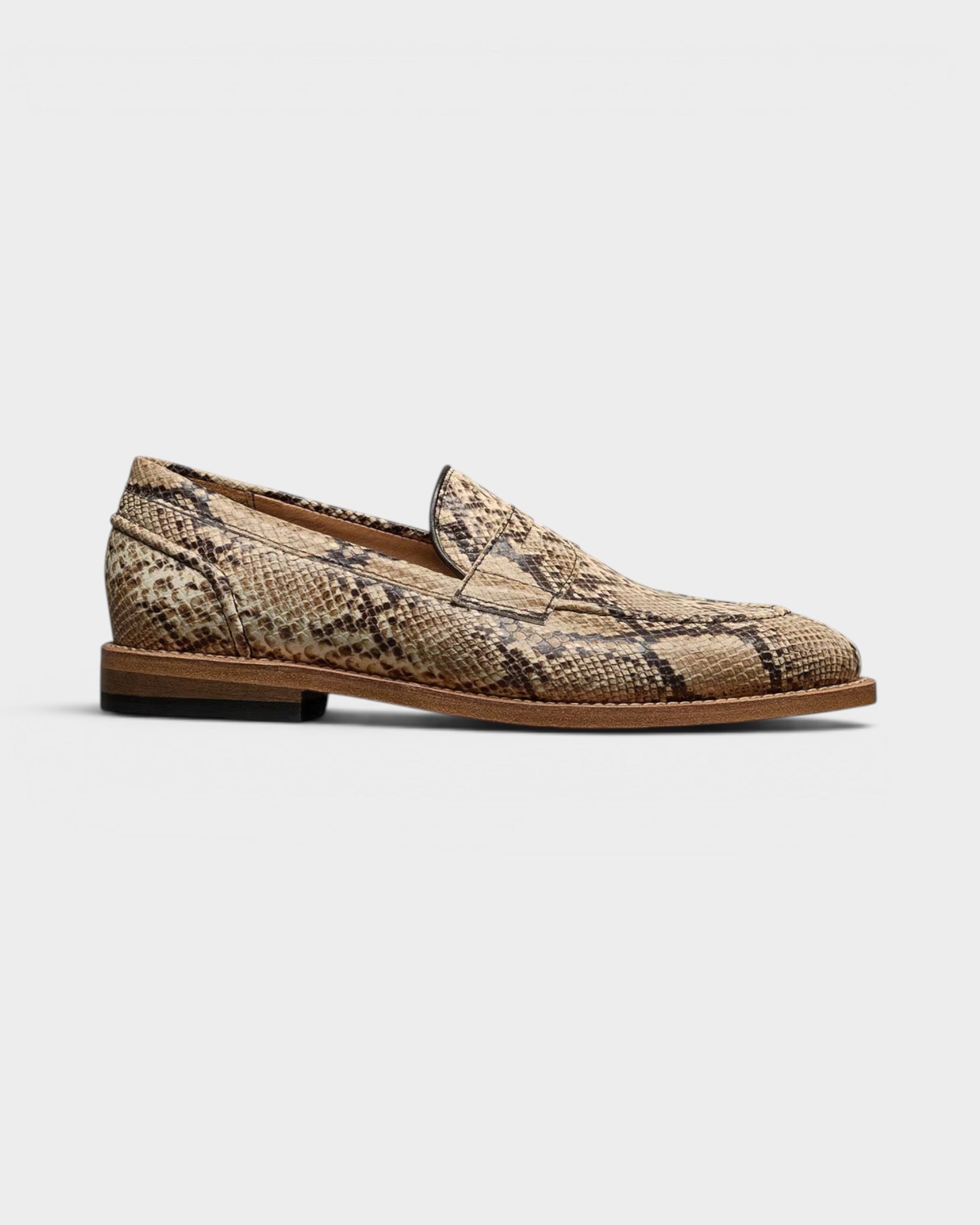 Randolph 2.0 Penny Loafer-7 D-Python-Allen Edmonds-Levy's Clothier