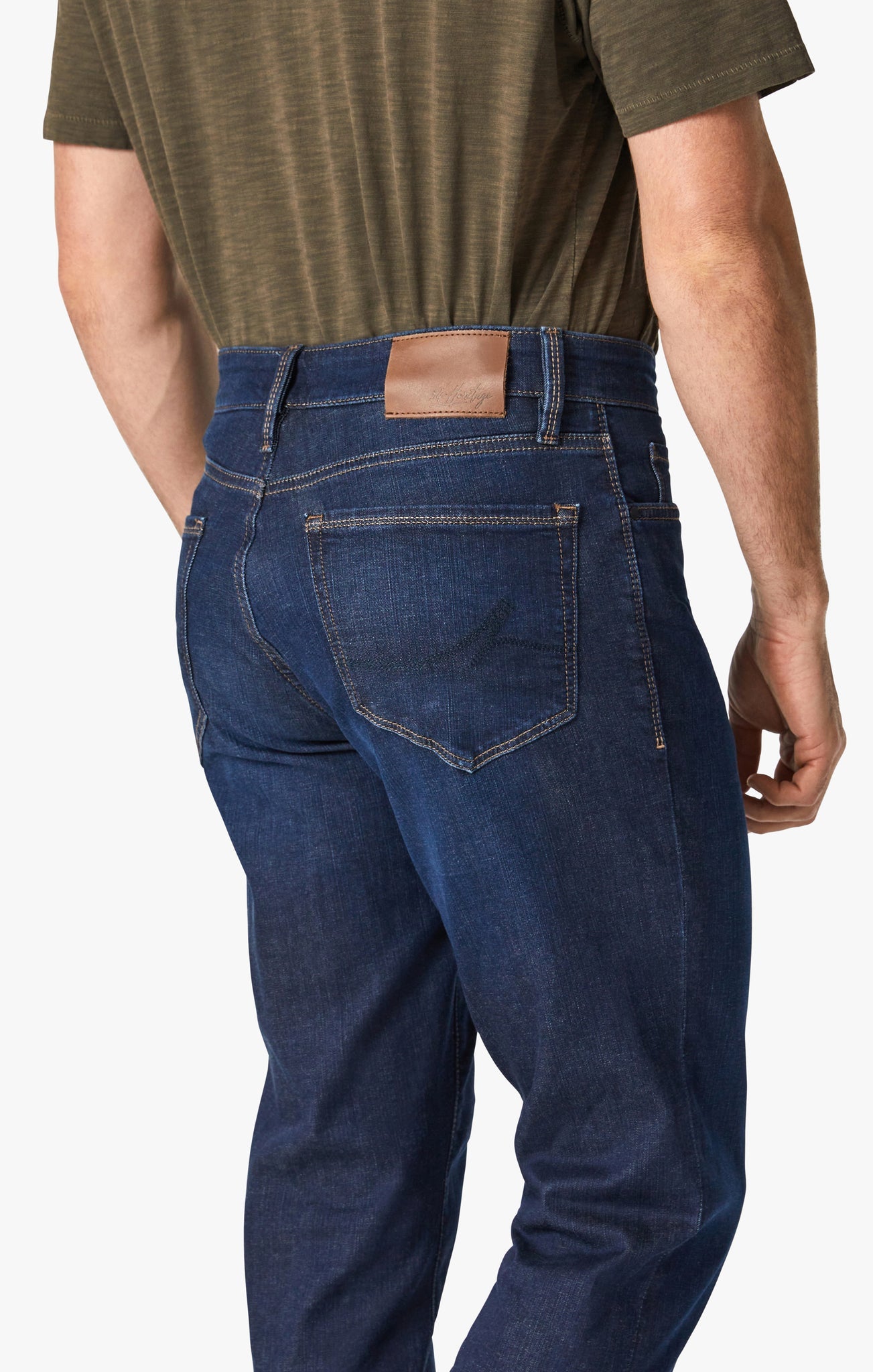 Charisma Relaxed Straight Jeans in Dark Cashmere-33-32"-34 HERITAGE-Levy's Clothier