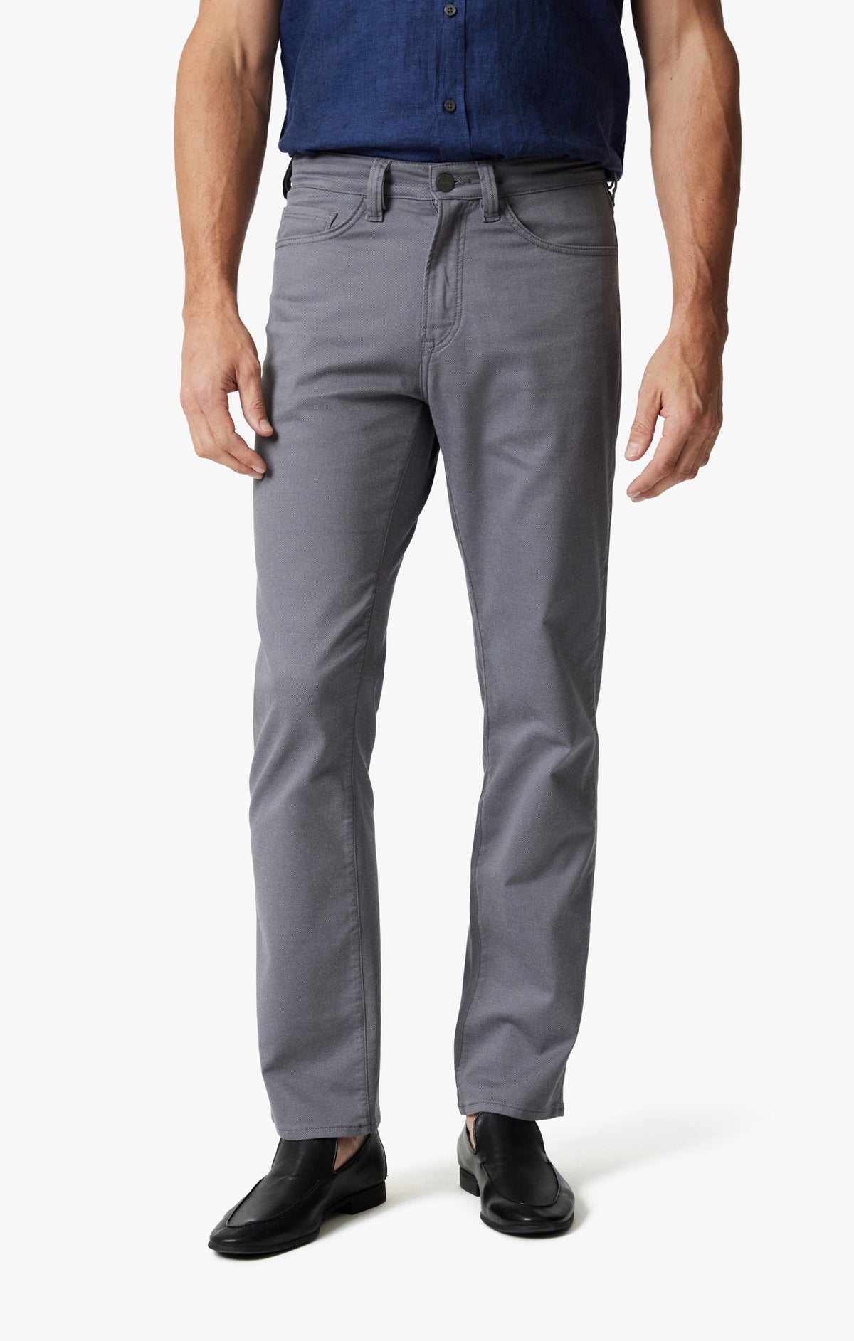 Charisma Relaxed Straight Leg Pants in Stormy Coolmax