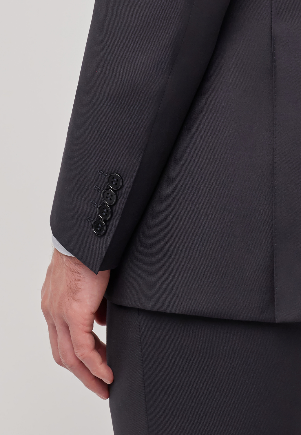 Navy Pure Wool Suit-48-1/REG-CANALI MILANO-Levy's Clothier