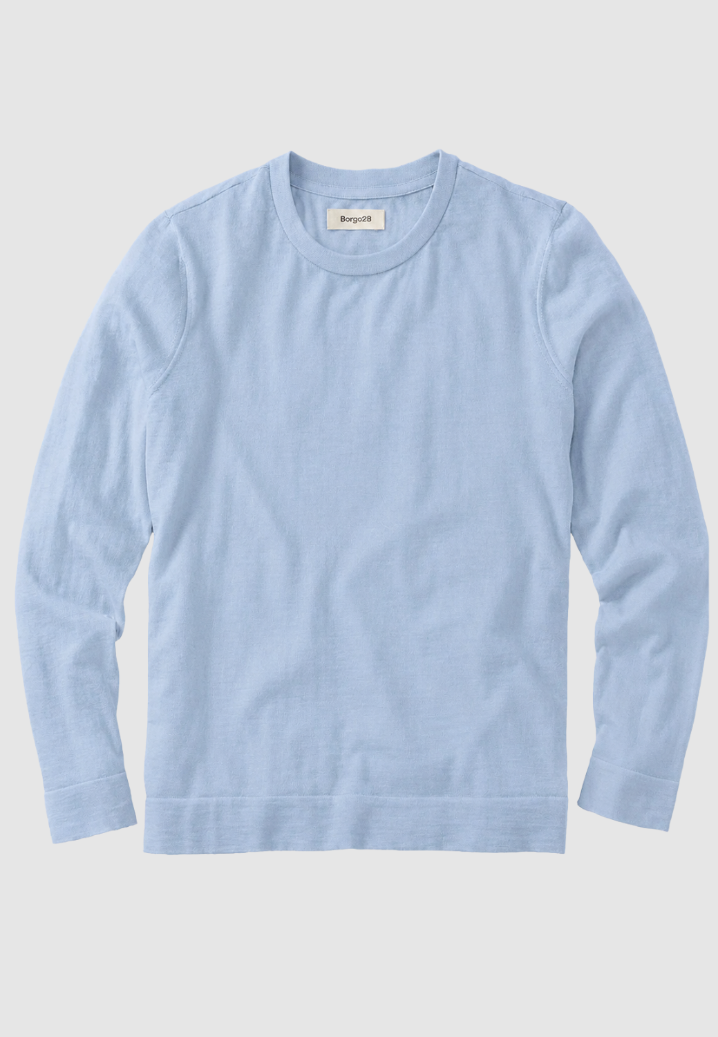 Raglan Cashmere Sweater-M-LIGHT BLUE-BORGO 28-Levy's Clothier