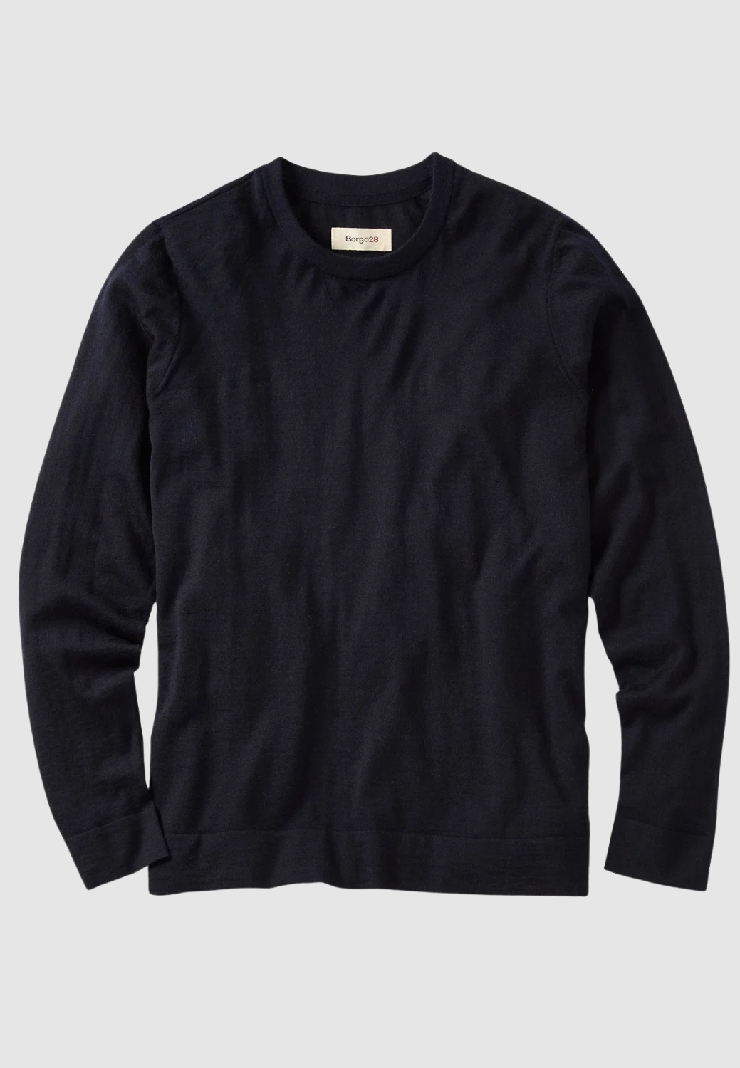 Raglan Cashmere Sweater-M-NAVY-BORGO 28-Levy's Clothier