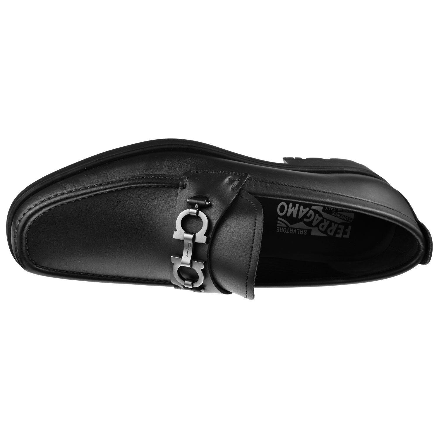 David Gancini Loafer-6.5 D-Black-Ferragamo-Levy's Clothier