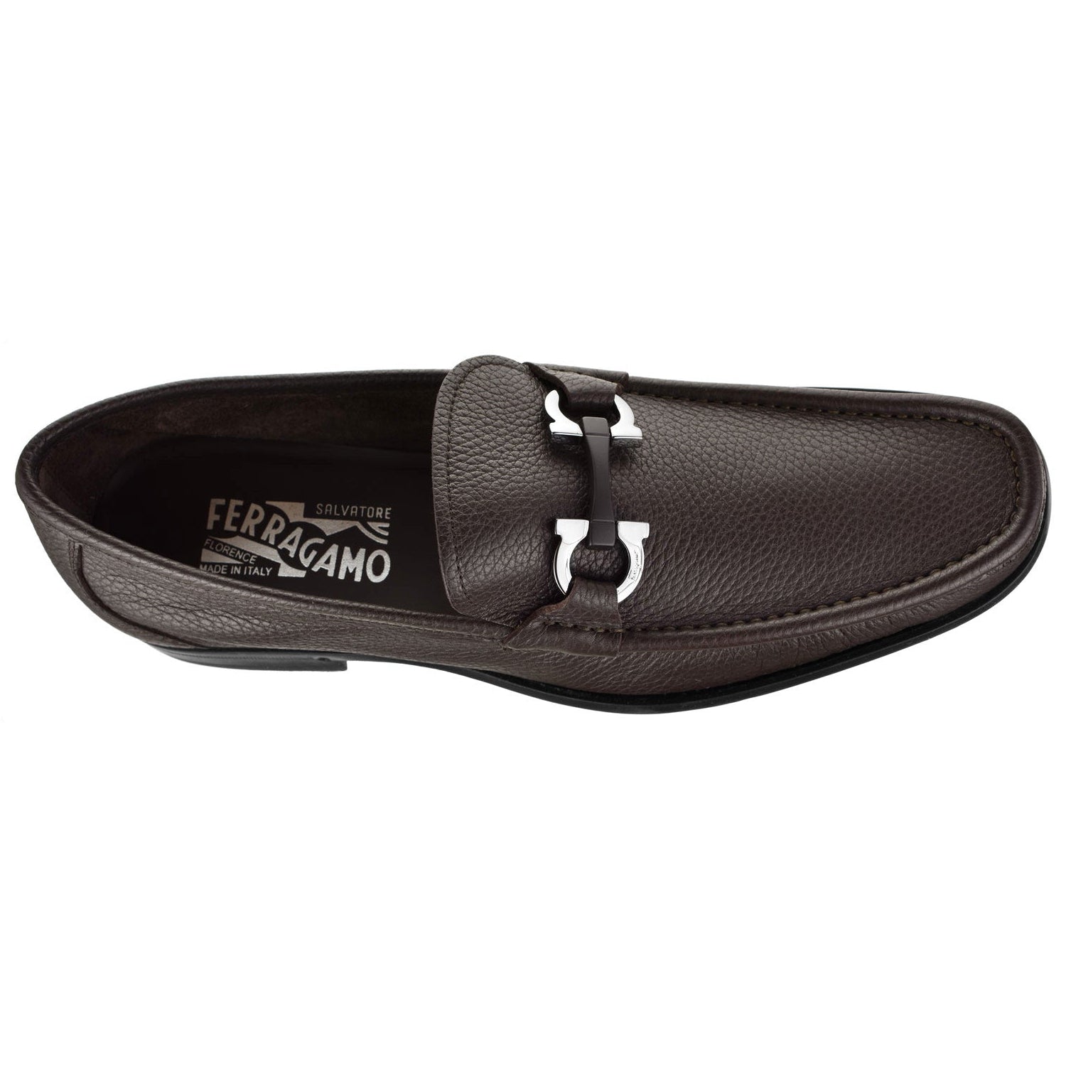 Grandioso Gancini Bit Loafer - Hickory-7 D-Hickory-Ferragamo-Levy's Clothier