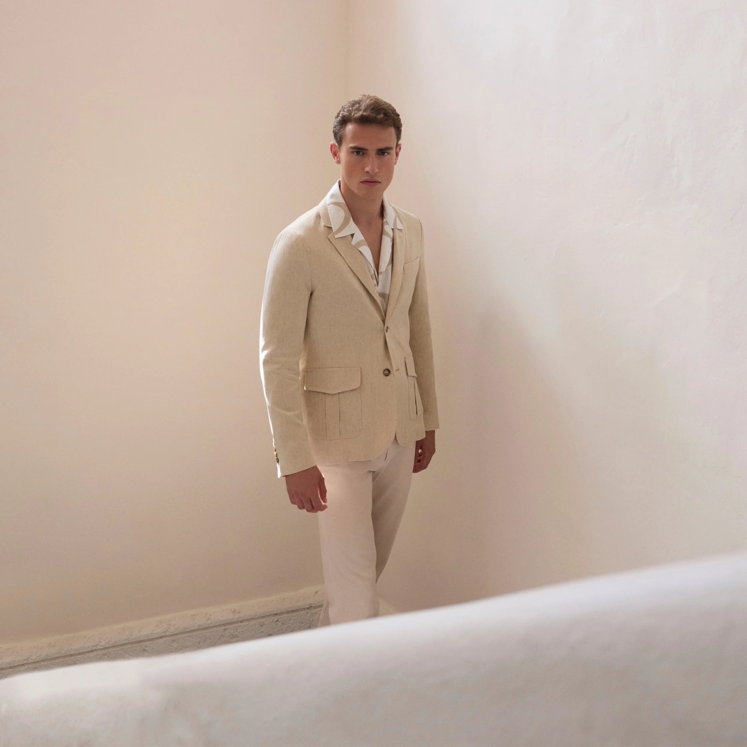 Preston Linen-Cotton Five Pocket Pants