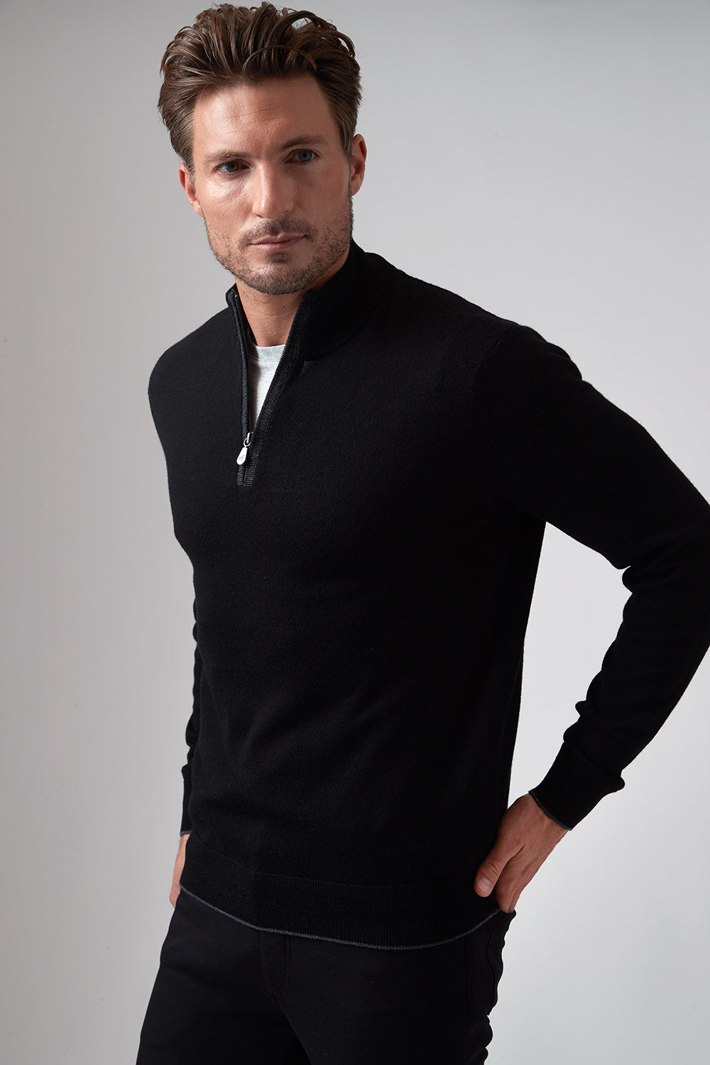 The Palmer Merino Zip Mock