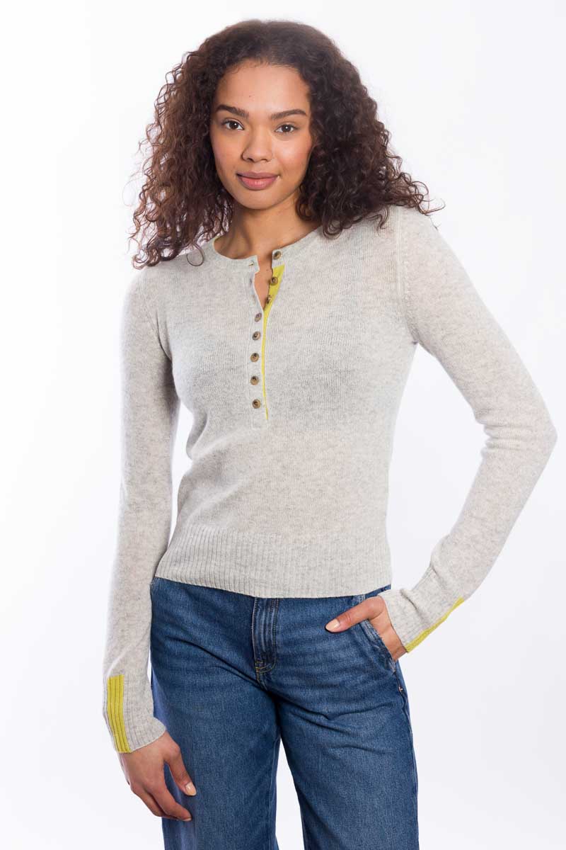 CREW HENLEY PULLOVER