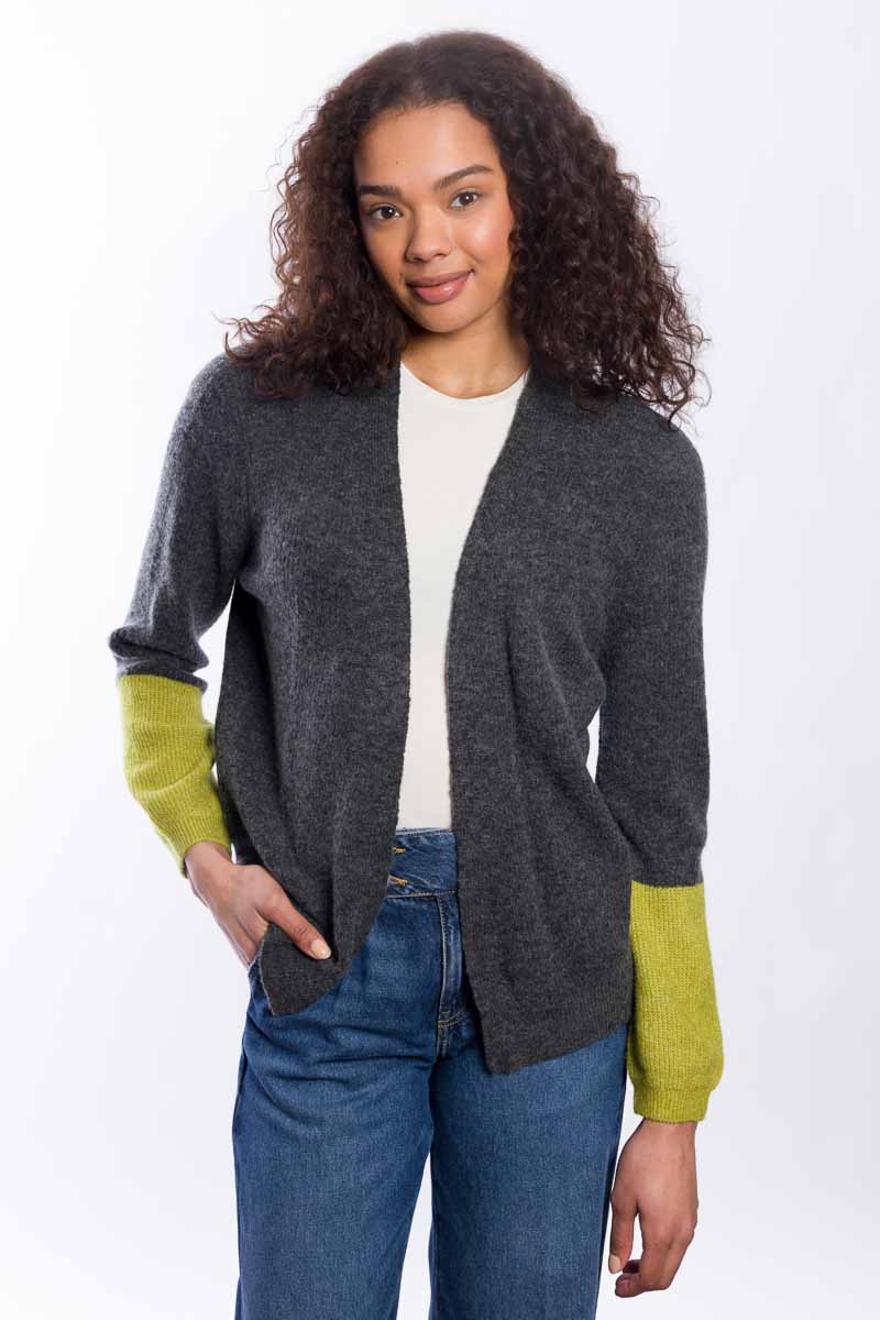 LOFTY COLORBLOCK CARDIGAN
