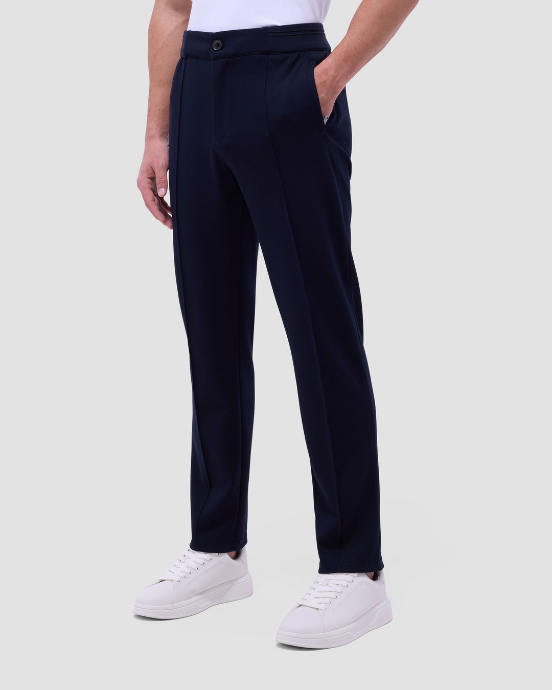Soft Touch Casual Pant in Navy