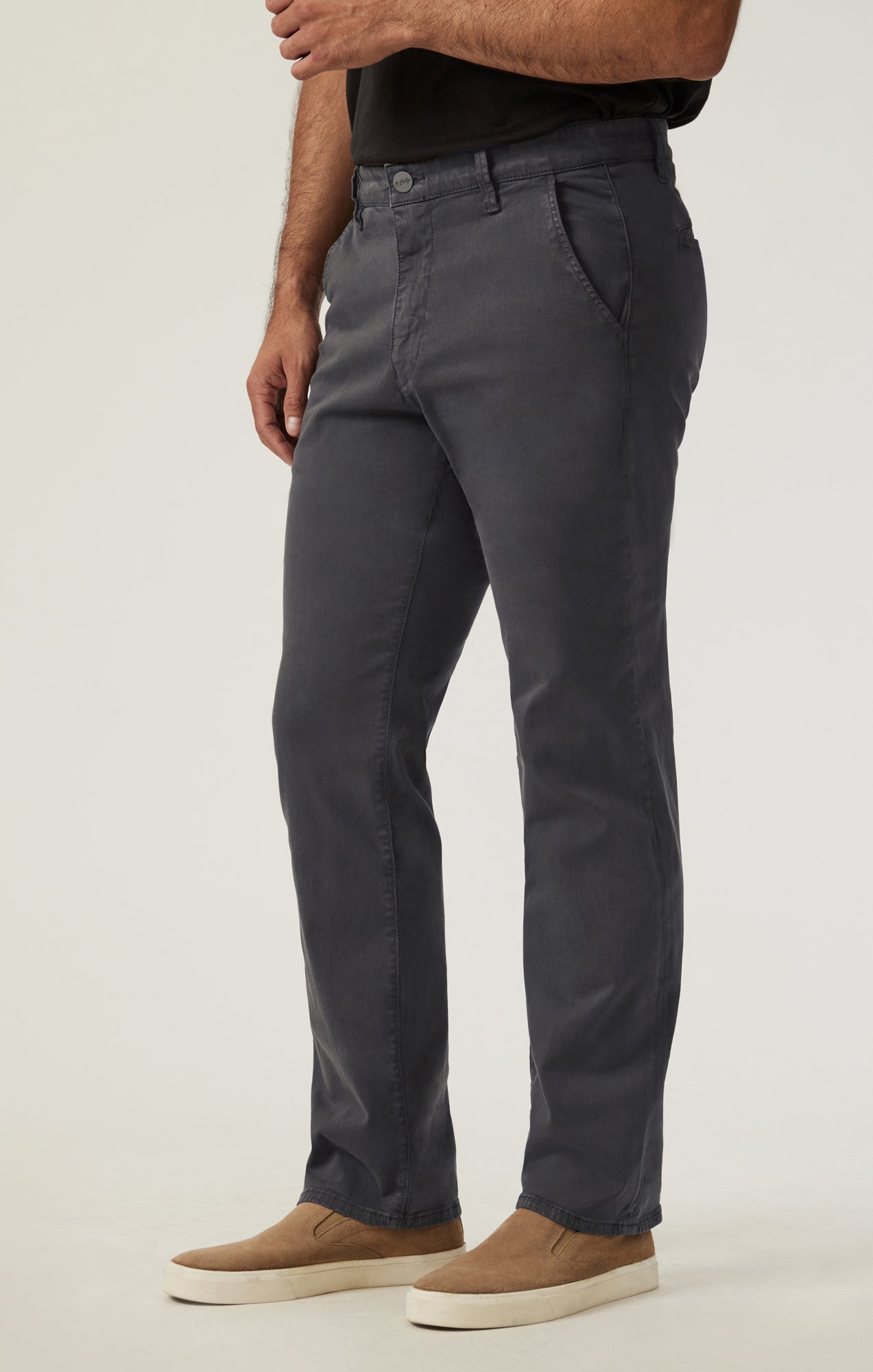Charisma Relaxed Straight Chino in Ash Twill-33-32"-34 HERITAGE-Levy's Clothier