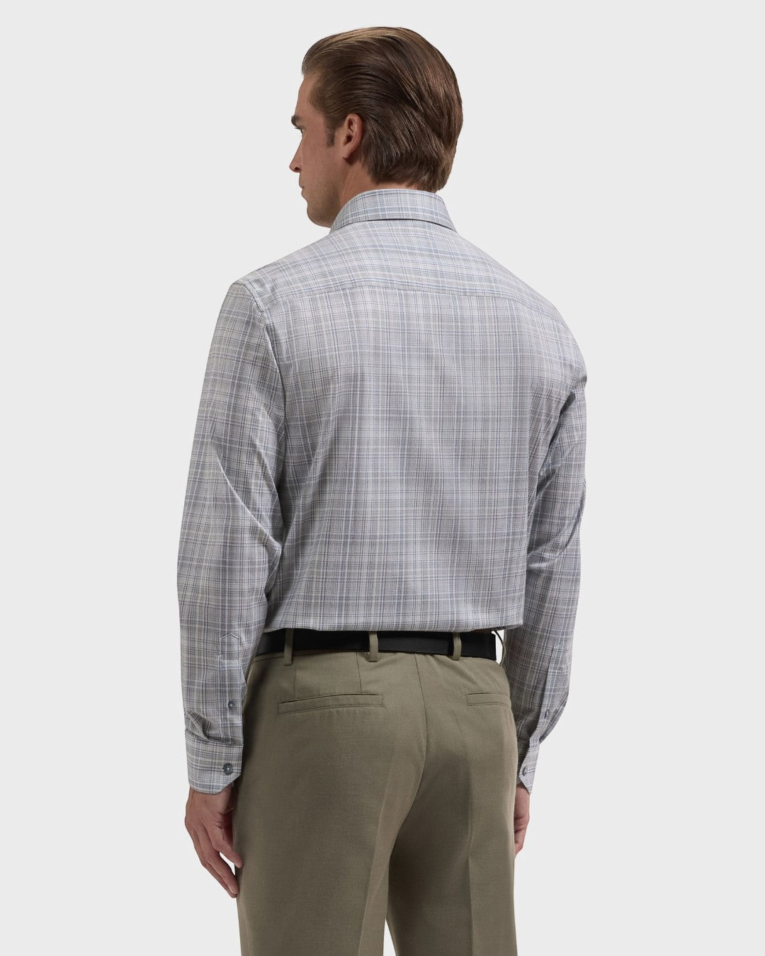 Bugatchi James OoohCotton Plaid Shirt - Seafoam-S-SEAFOAM-BUGATCHI-Levy's Clothier