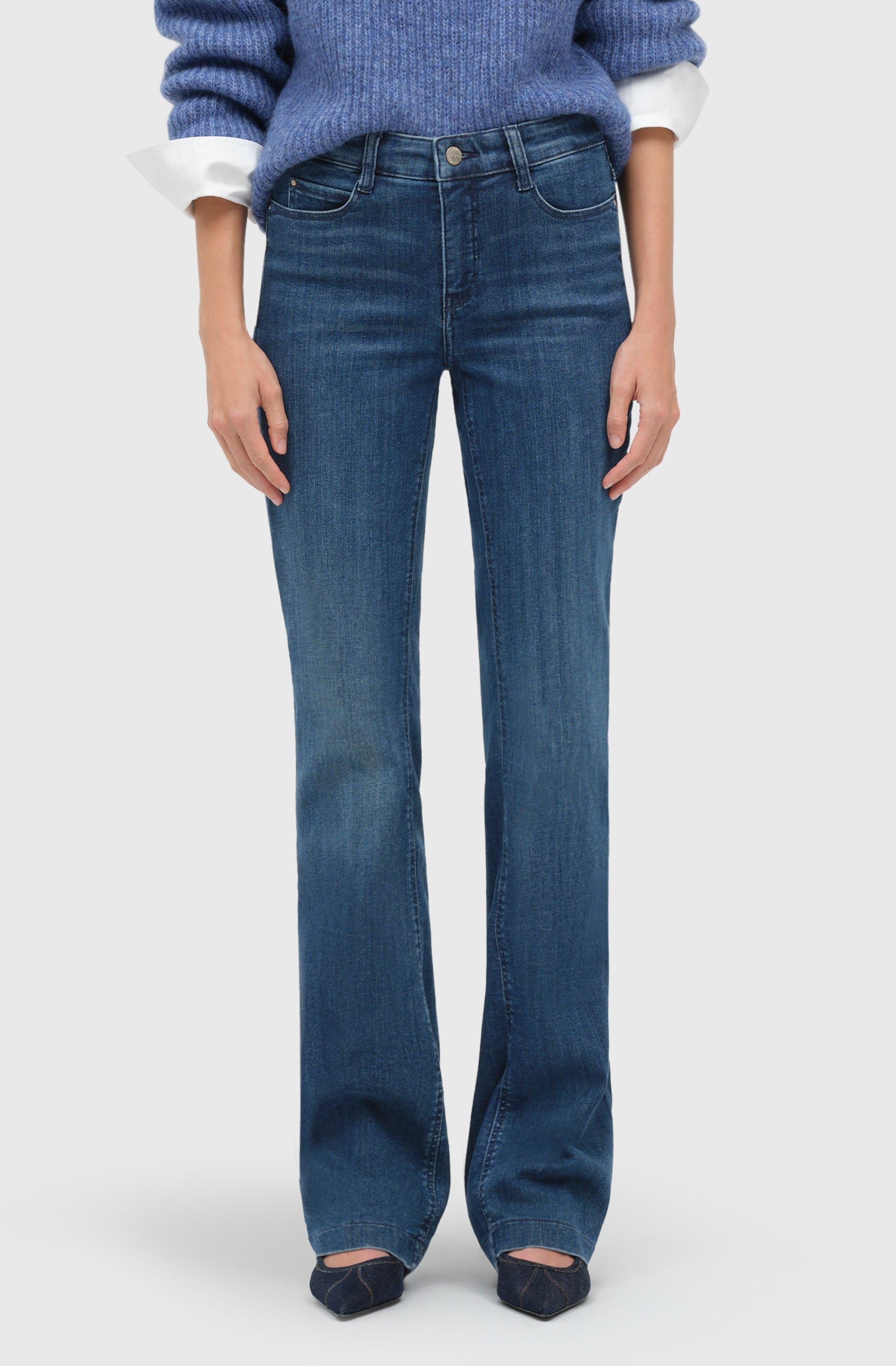 Dream Boot Authentic | Flared Fit Women's Denim-2-COBALT AUTHENTIC WASH-MAC JEANS-Levy's Clothier