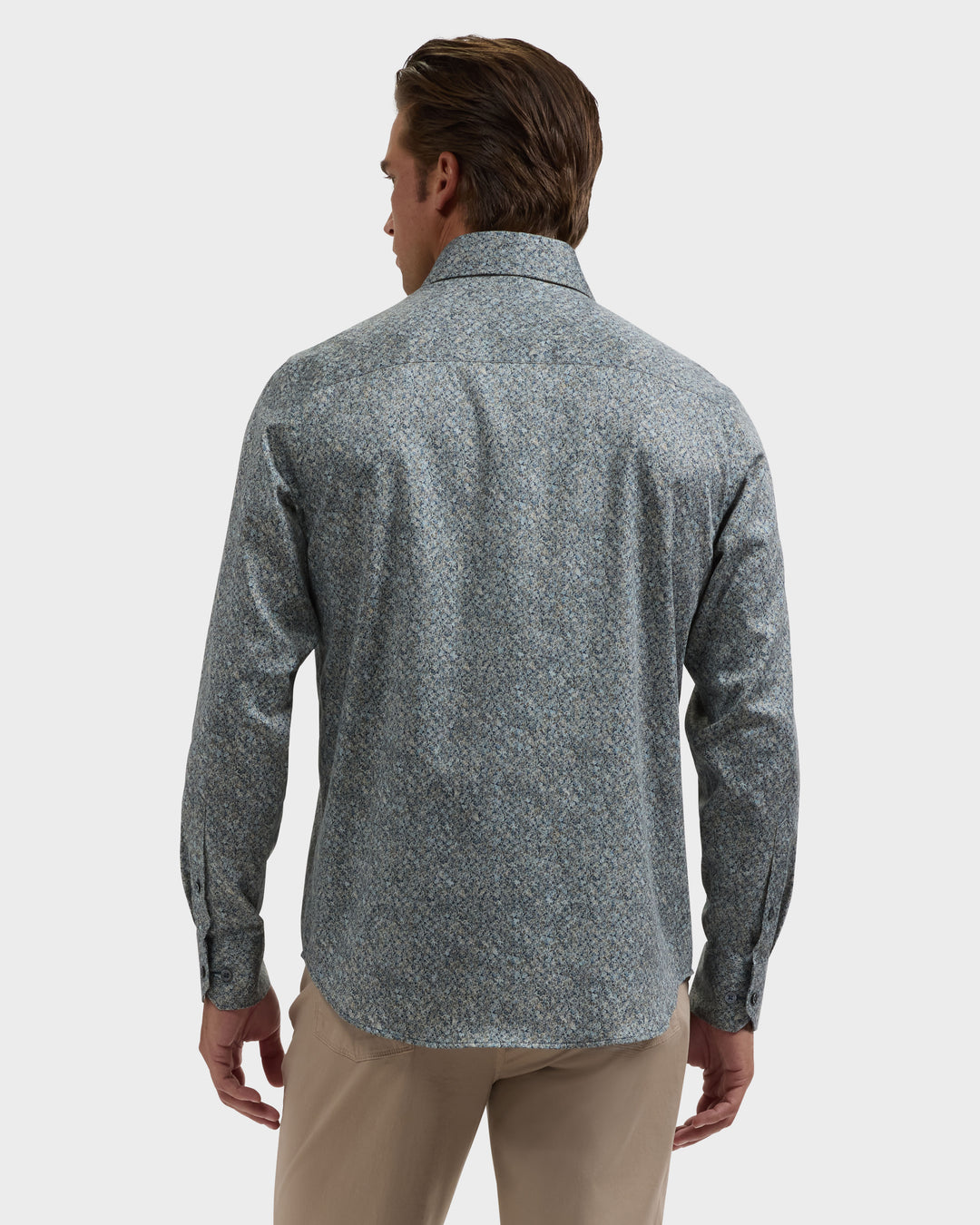 Alvin Floral Shirt in Olive