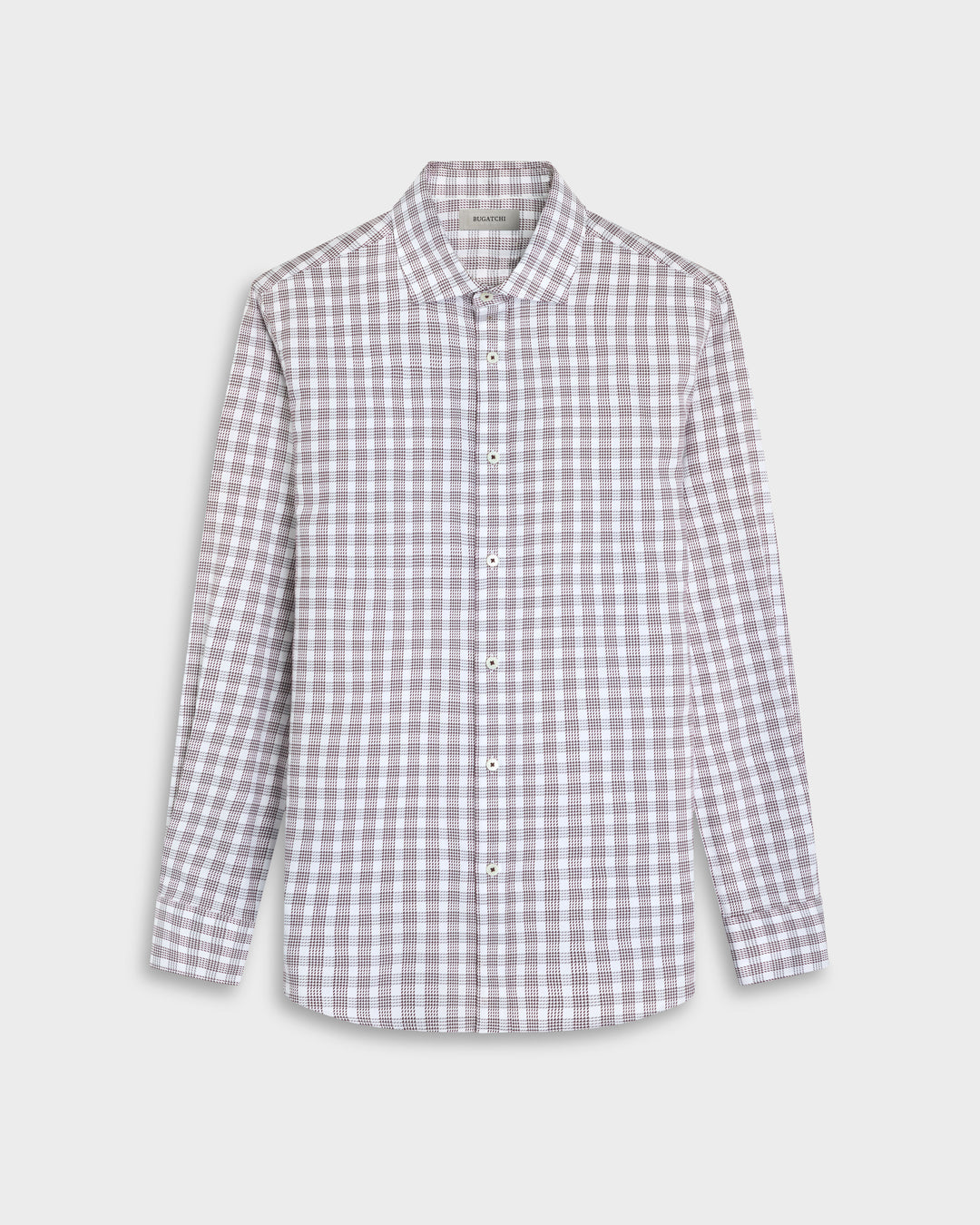 Axel Shepherd Check Shirt in Burgundy