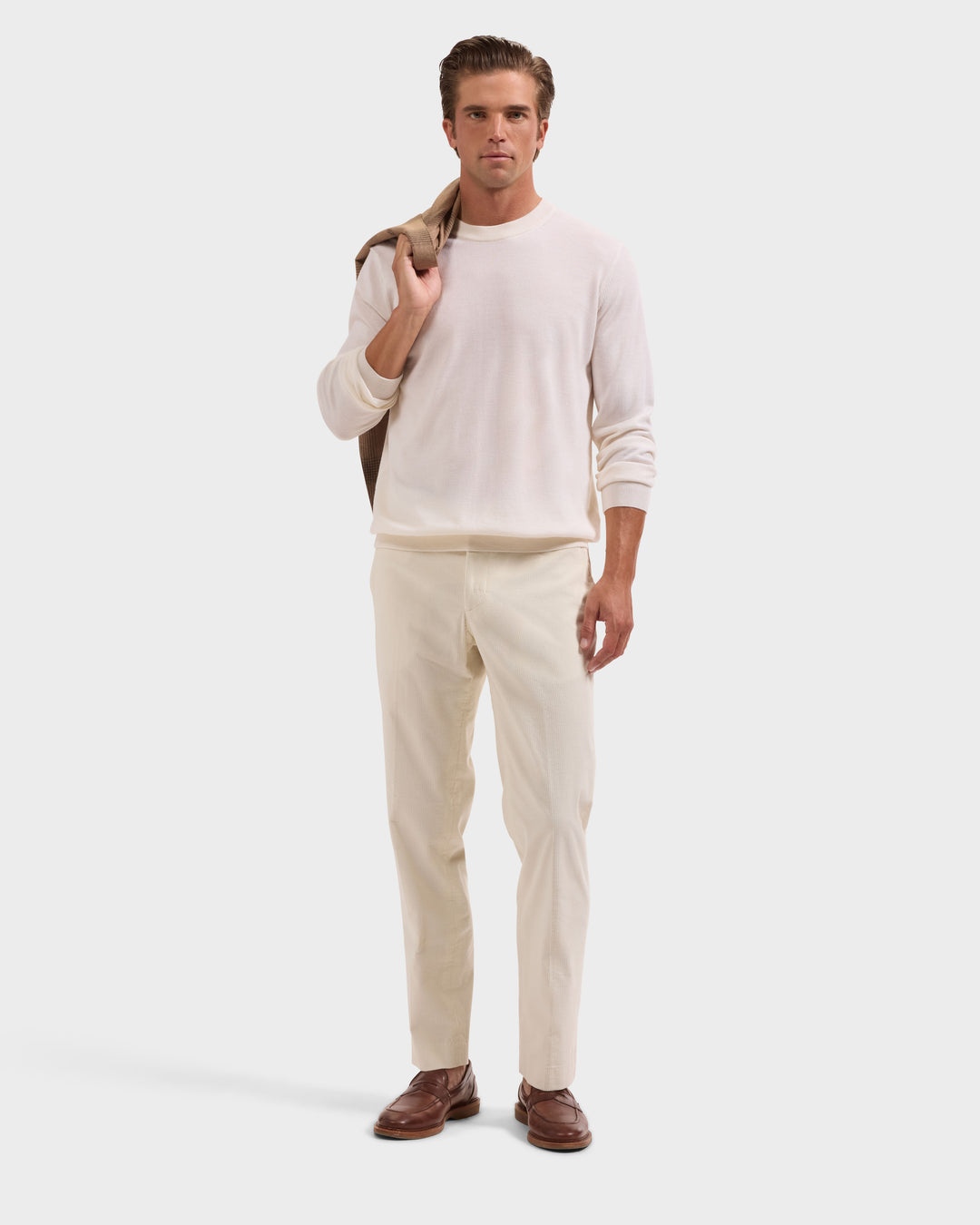 Palmer Corduroy Dress Pant in Snow