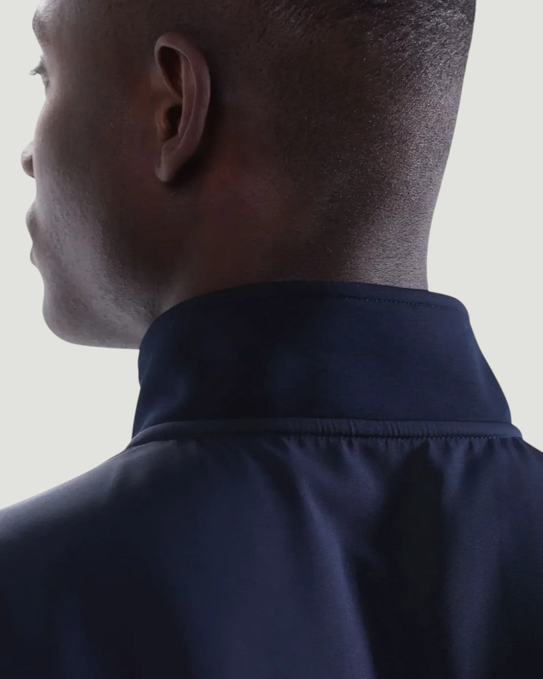 Soft Touch 1/4 Zip Collar Knit Sweater in Navy-S-NAVY-BUGATCHI-Levy's Clothier