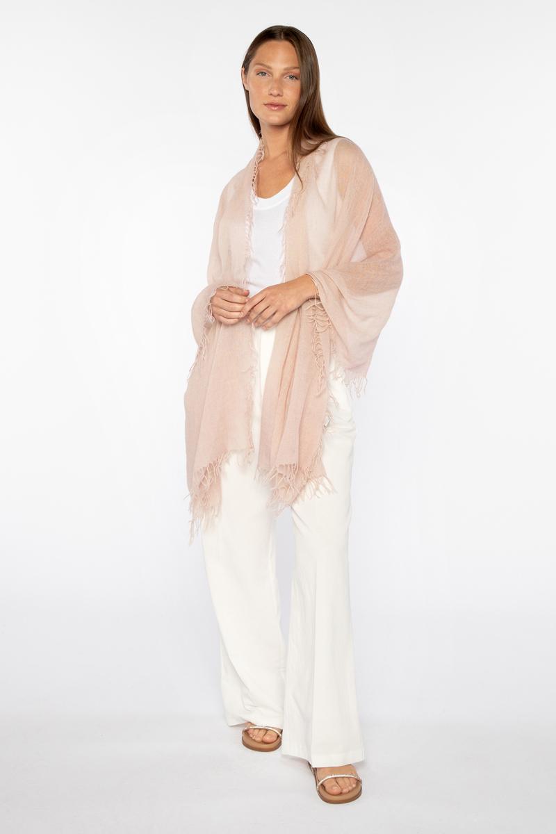 SPRAY PRINT SCARF-BLUSH-OS-Kinross Cashmere-Levy's Clothier