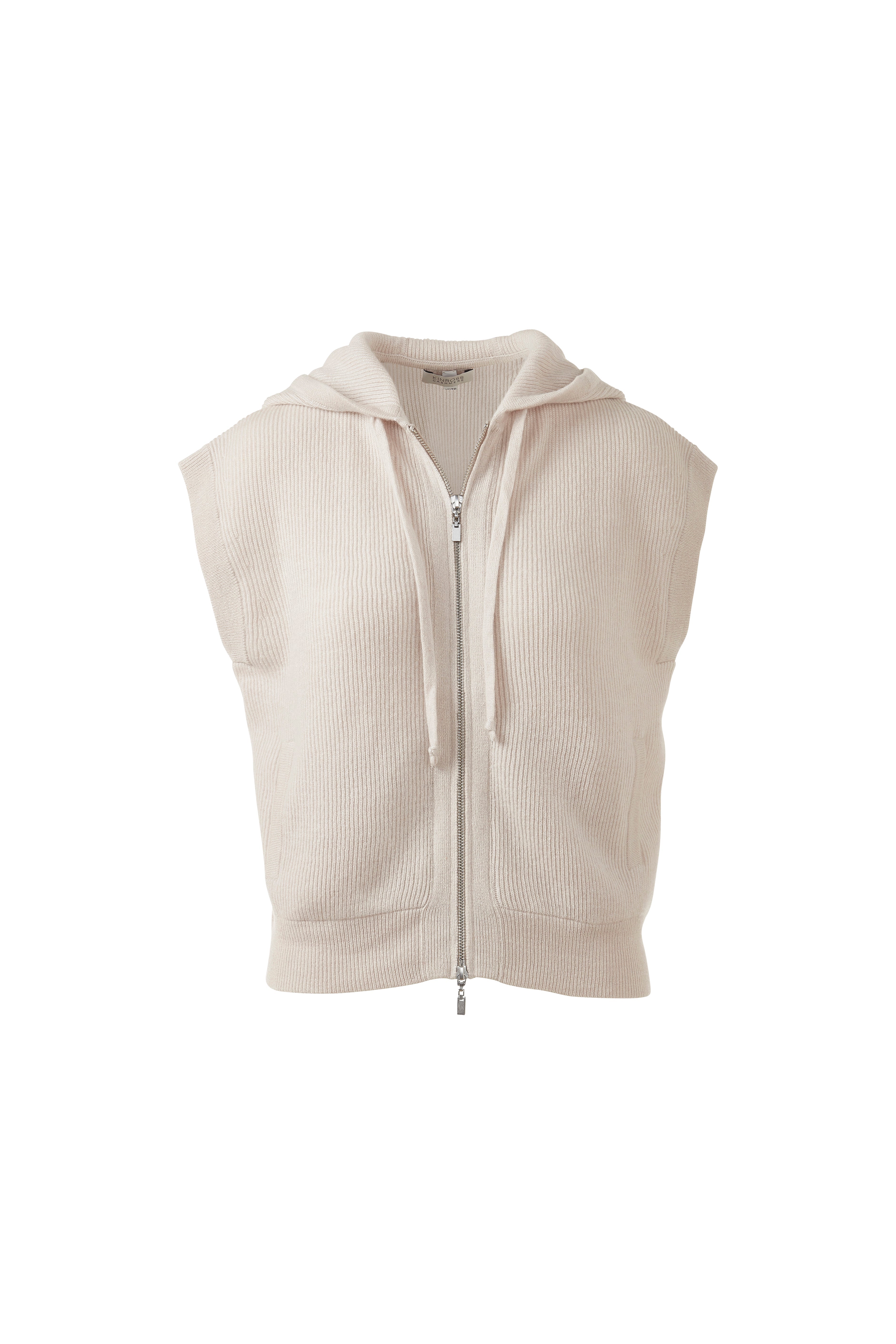 S/L RIB ZIP HOODIE