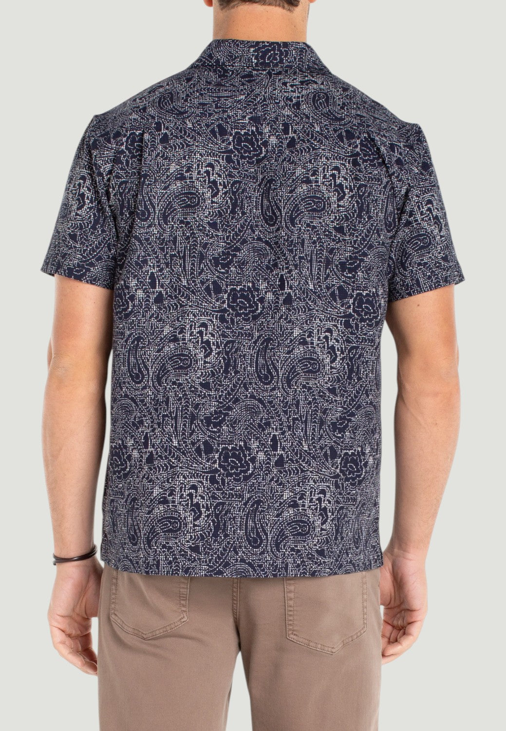 Button Up Short Sleeve Shirt - Midnight Multi-XS-MIDNIGHT MULTI-LIVERPOOL-Levy's Clothier